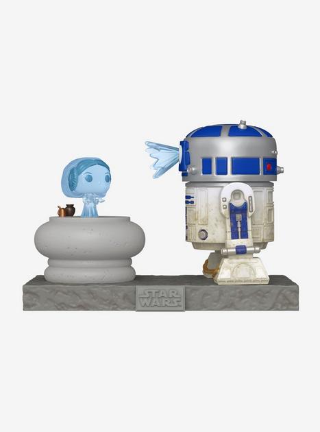 Funko Star Wars Pop! R2-D2 And Princess Leia Hologram Deluxe Vinyl
