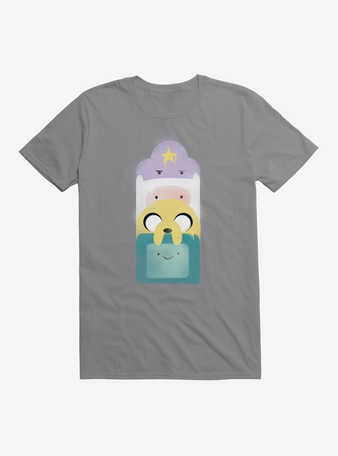 Adventure Time Characters Stack T-Shirt, , hi-res