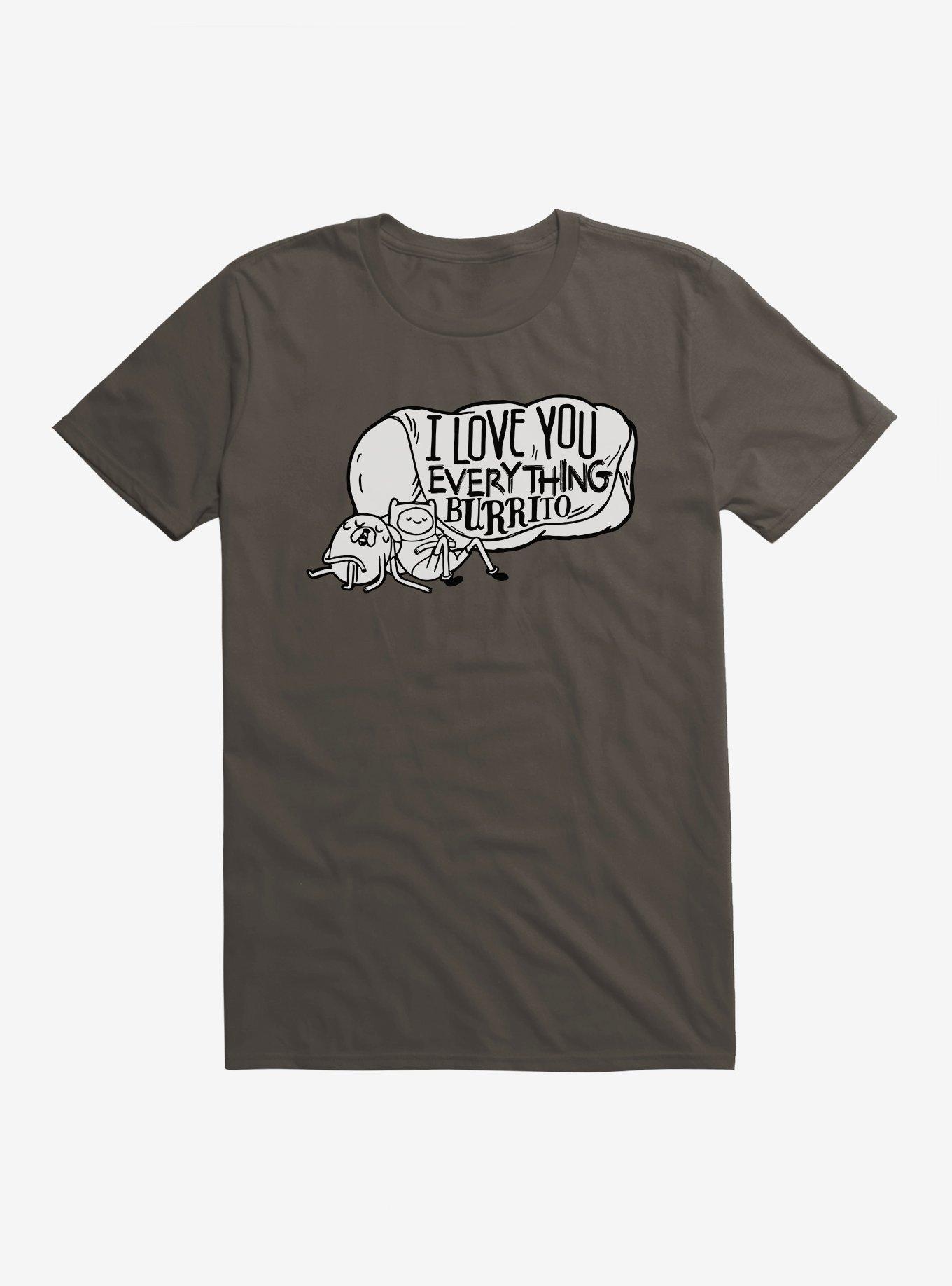 Adventure Time Everything Burrito T-Shirt, SMOKE, hi-res