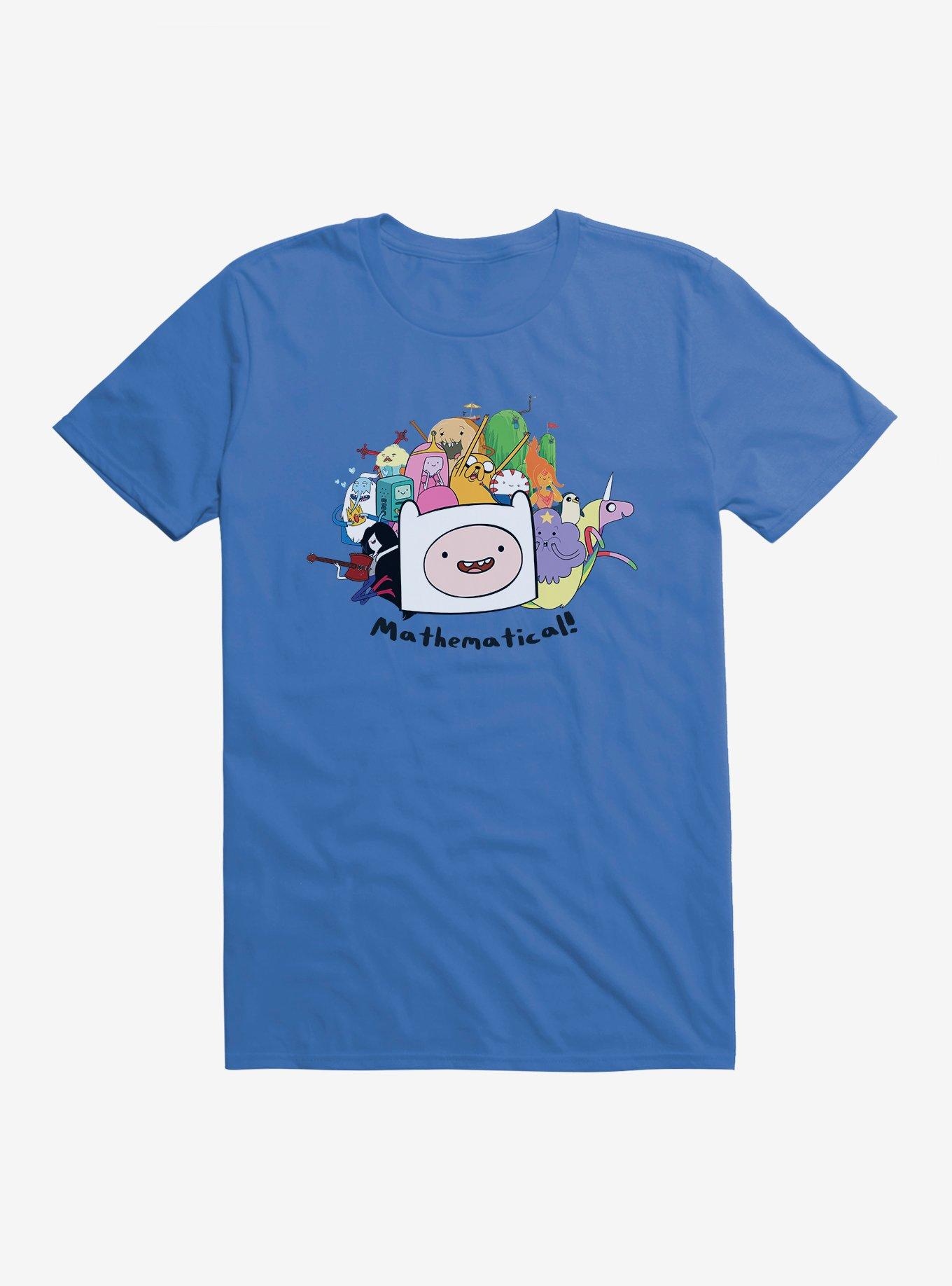 Adventure Time Finn Mathematical T-Shirt, ROYAL, hi-res
