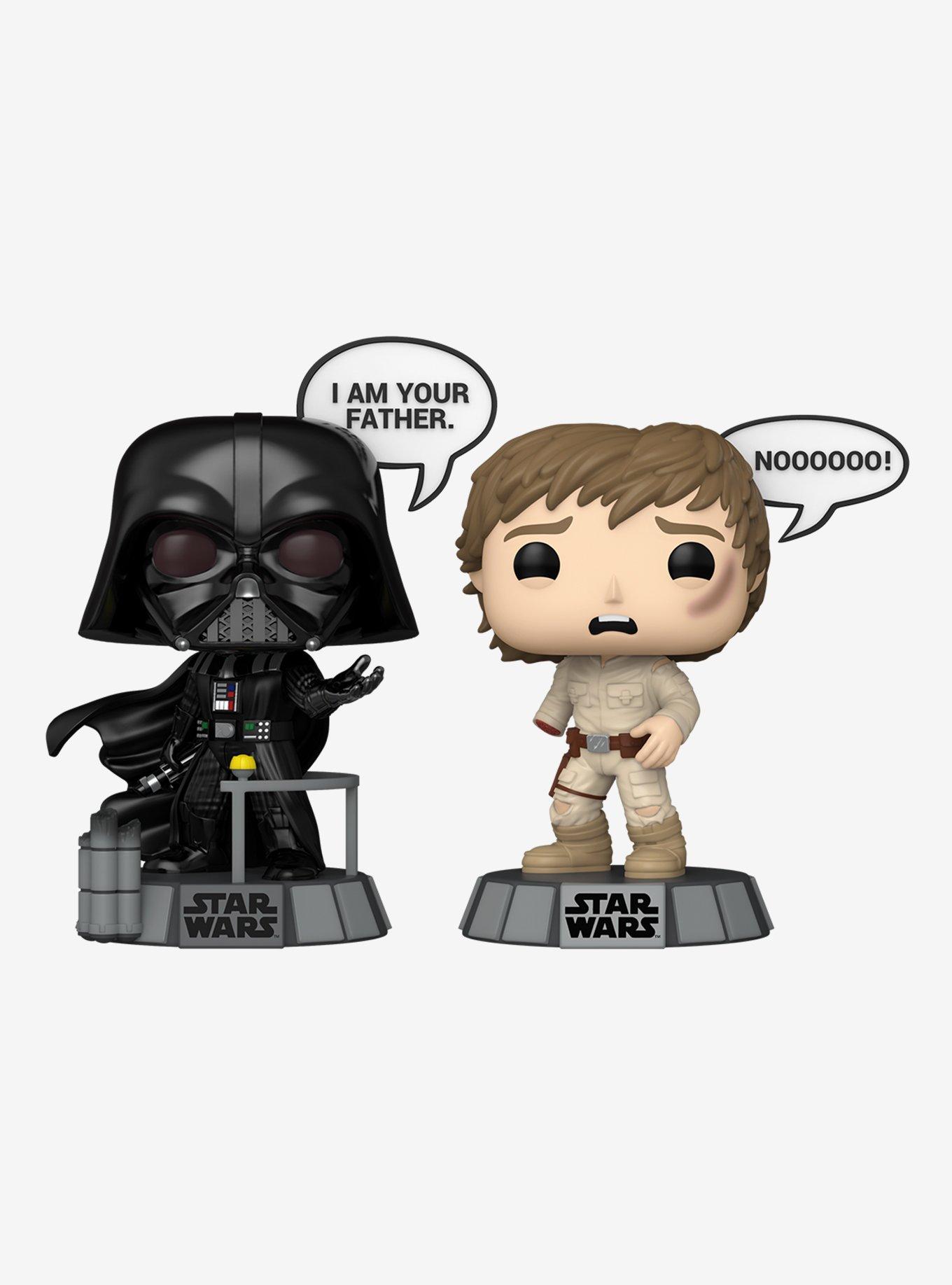 Funko Star Wars Pop! Sayings Darth Vader & Luke Skywalker Vinyl Bobble-Head Set, , hi-res