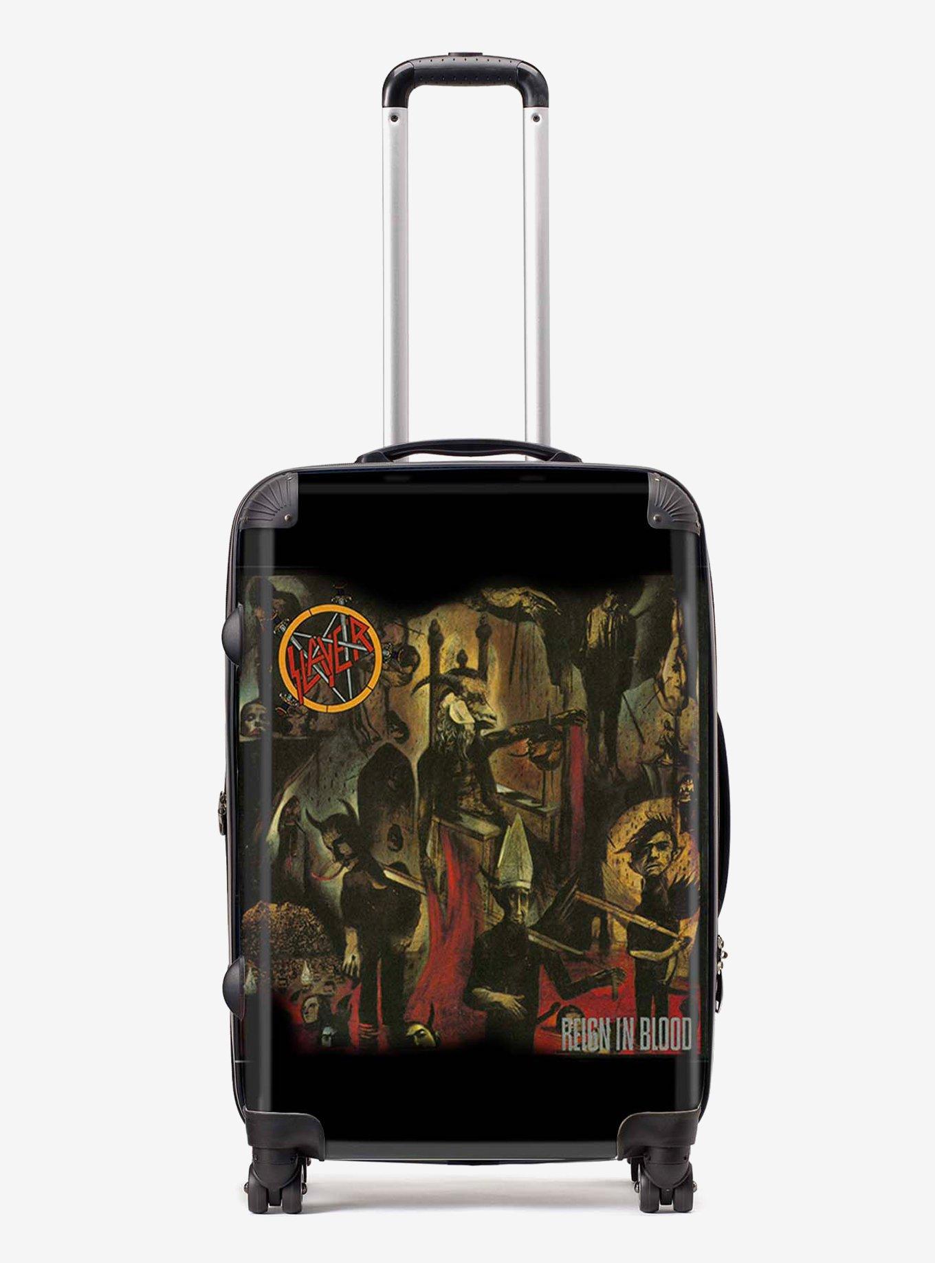 Rocksax Slayer Reign In Blood Luggage Medium Bag, , hi-res