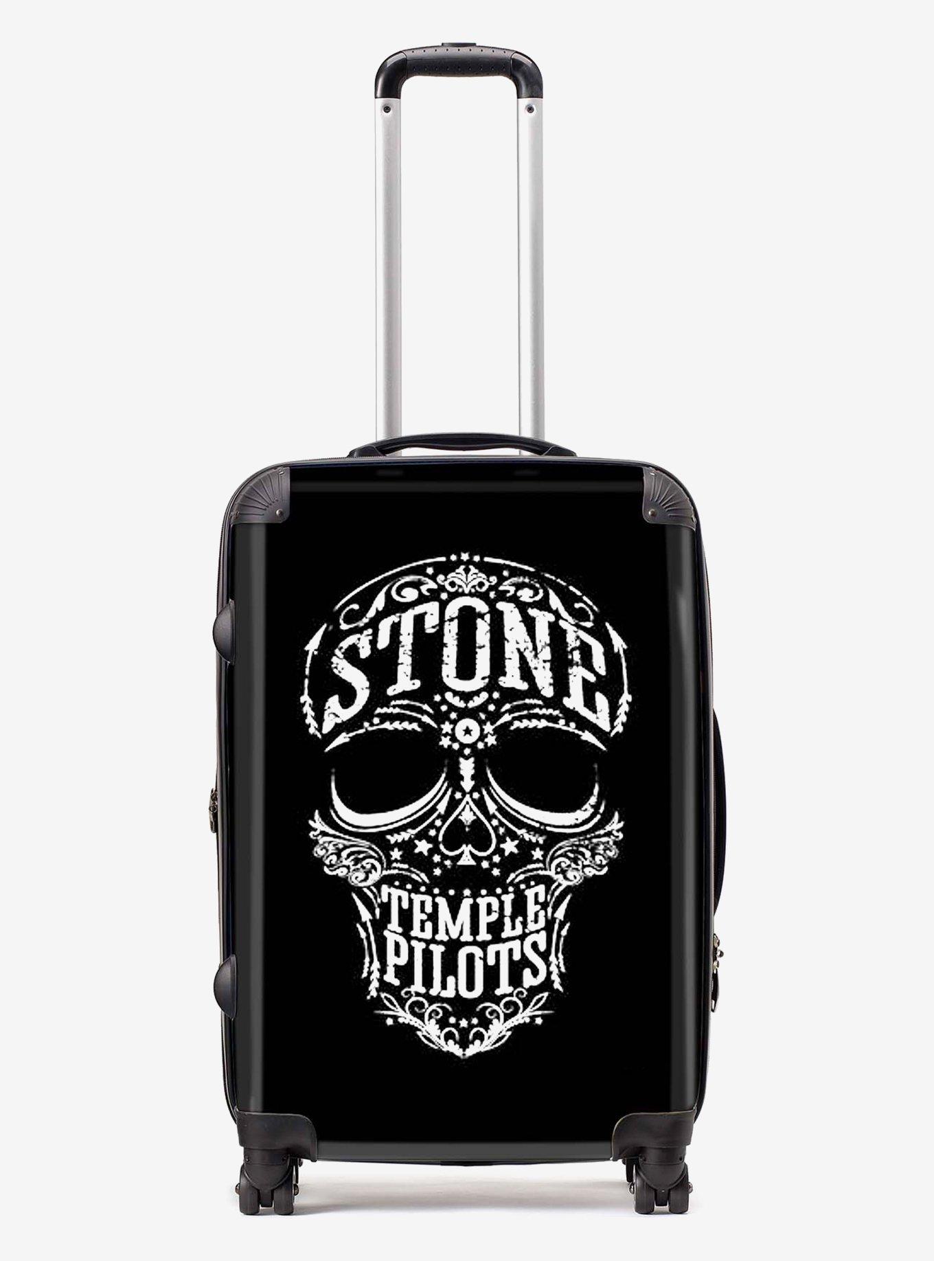 Rocksax Stone Temple Pilots Stone Skull Luggage Medium Bag, , hi-res