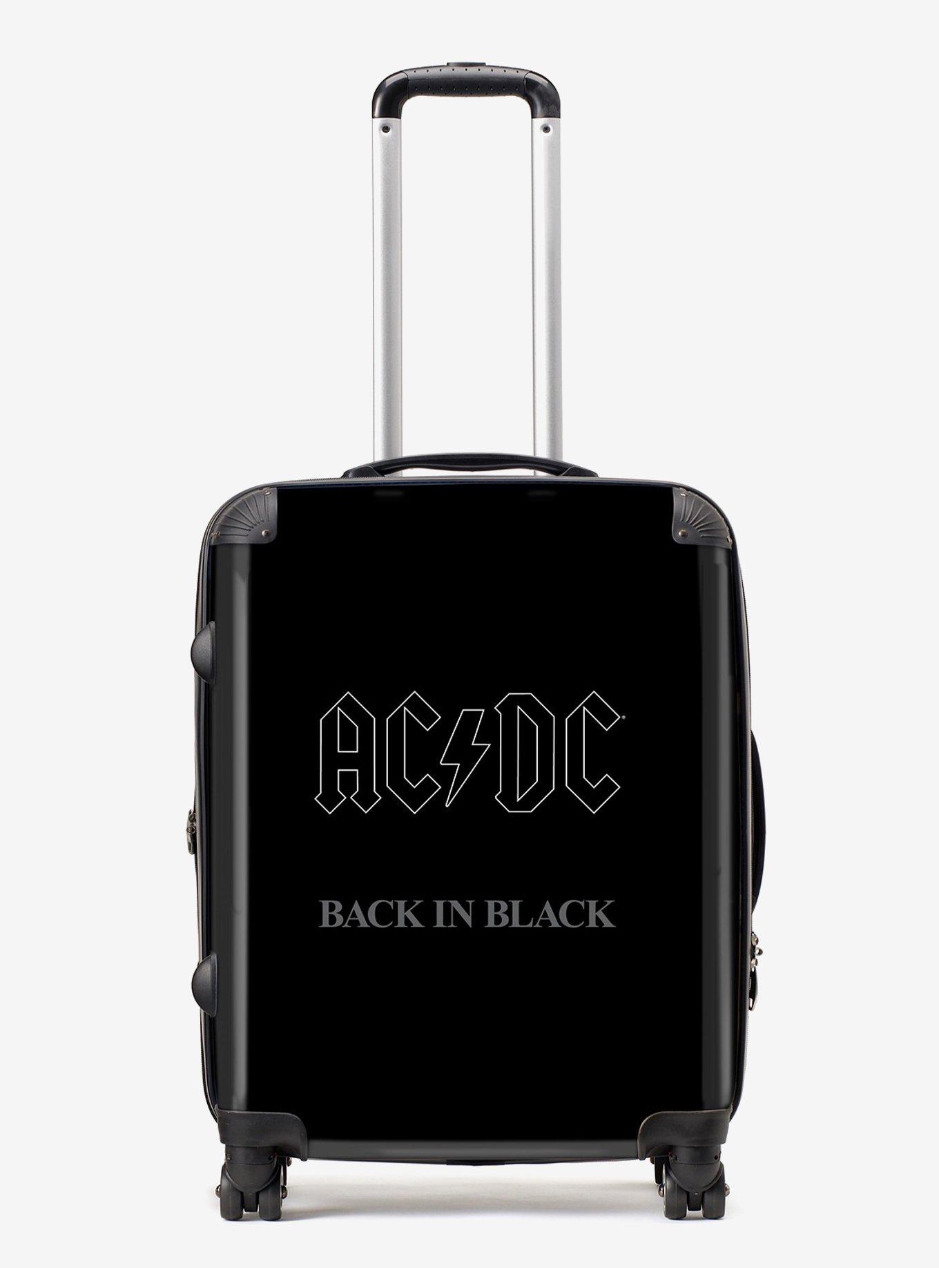 Rocksax AC/DC Back In Black Luggage Large Bag, , hi-res