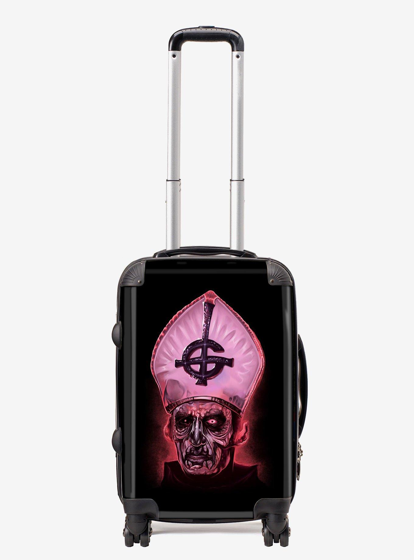 Rocksax Ghost Papa Pink Luggage Cabin Bag, , hi-res