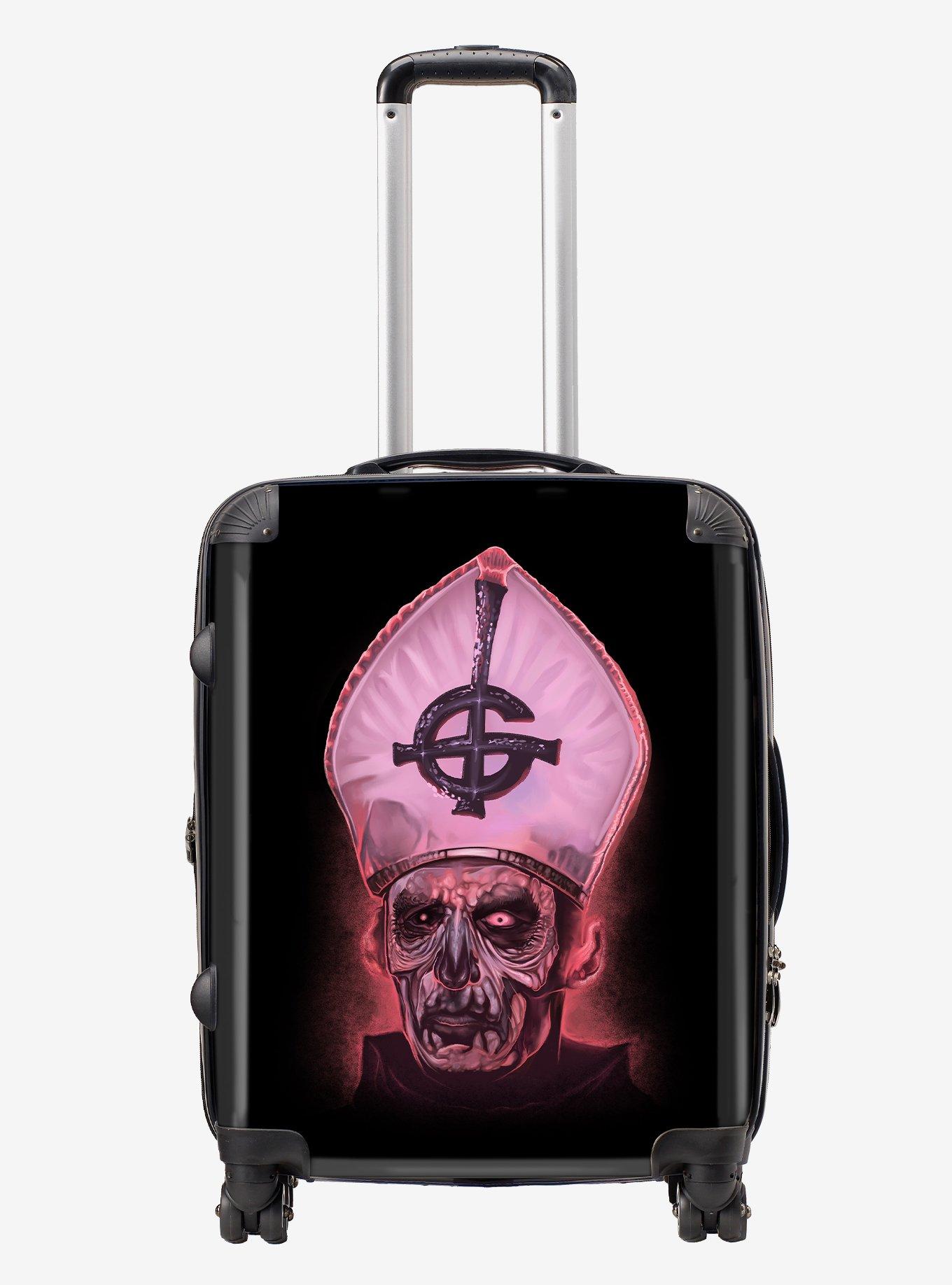 Rocksax Ghost Papa Pink Luggage Large Bag, , hi-res