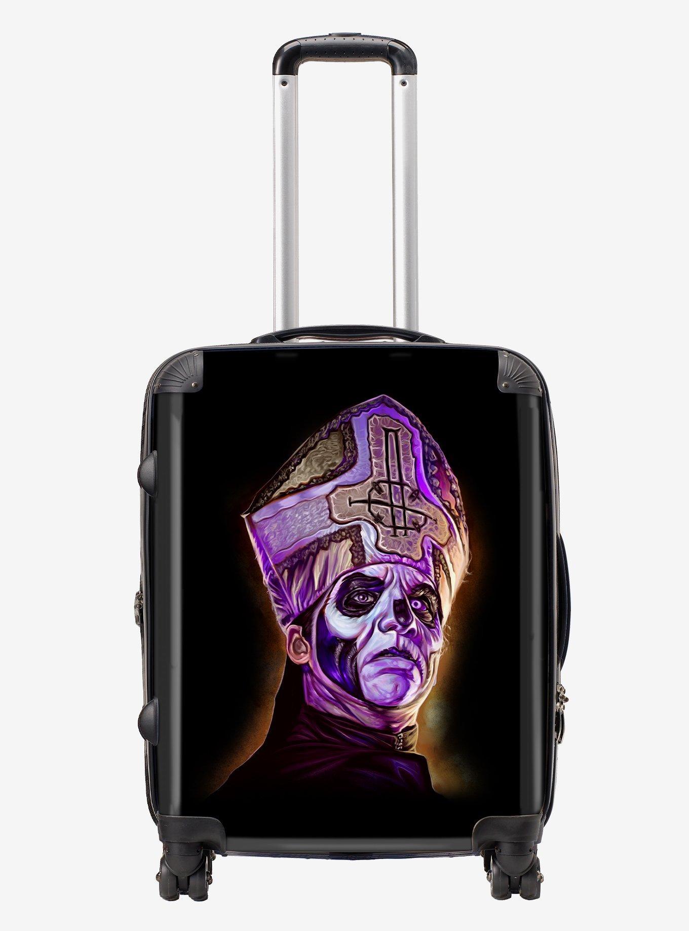 Rocksax Ghost Papa Purple Luggage Large Bag, , hi-res