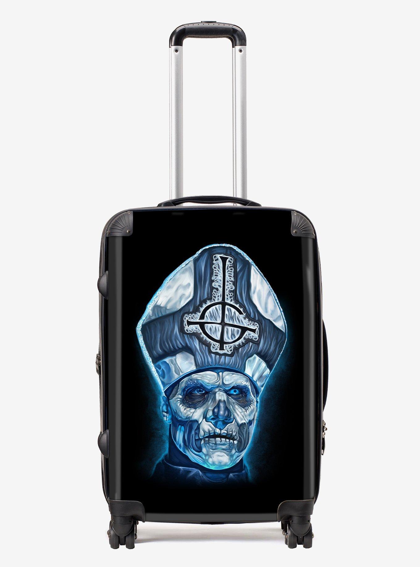 Rocksax Ghost Papa Blue Luggage Medium Bag, , hi-res