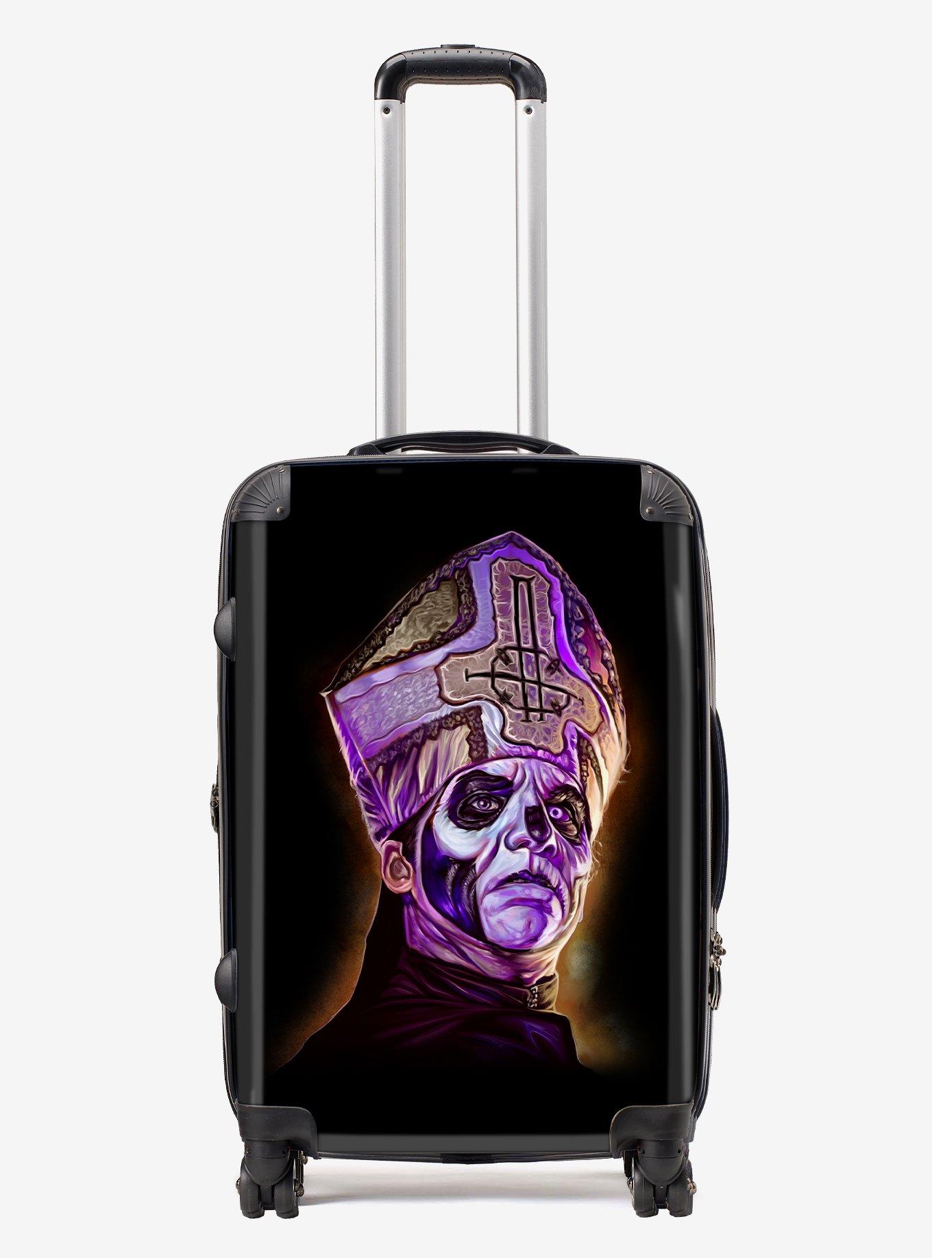 Rocksax Ghost Papa Purple Luggage Medium Bag, , hi-res