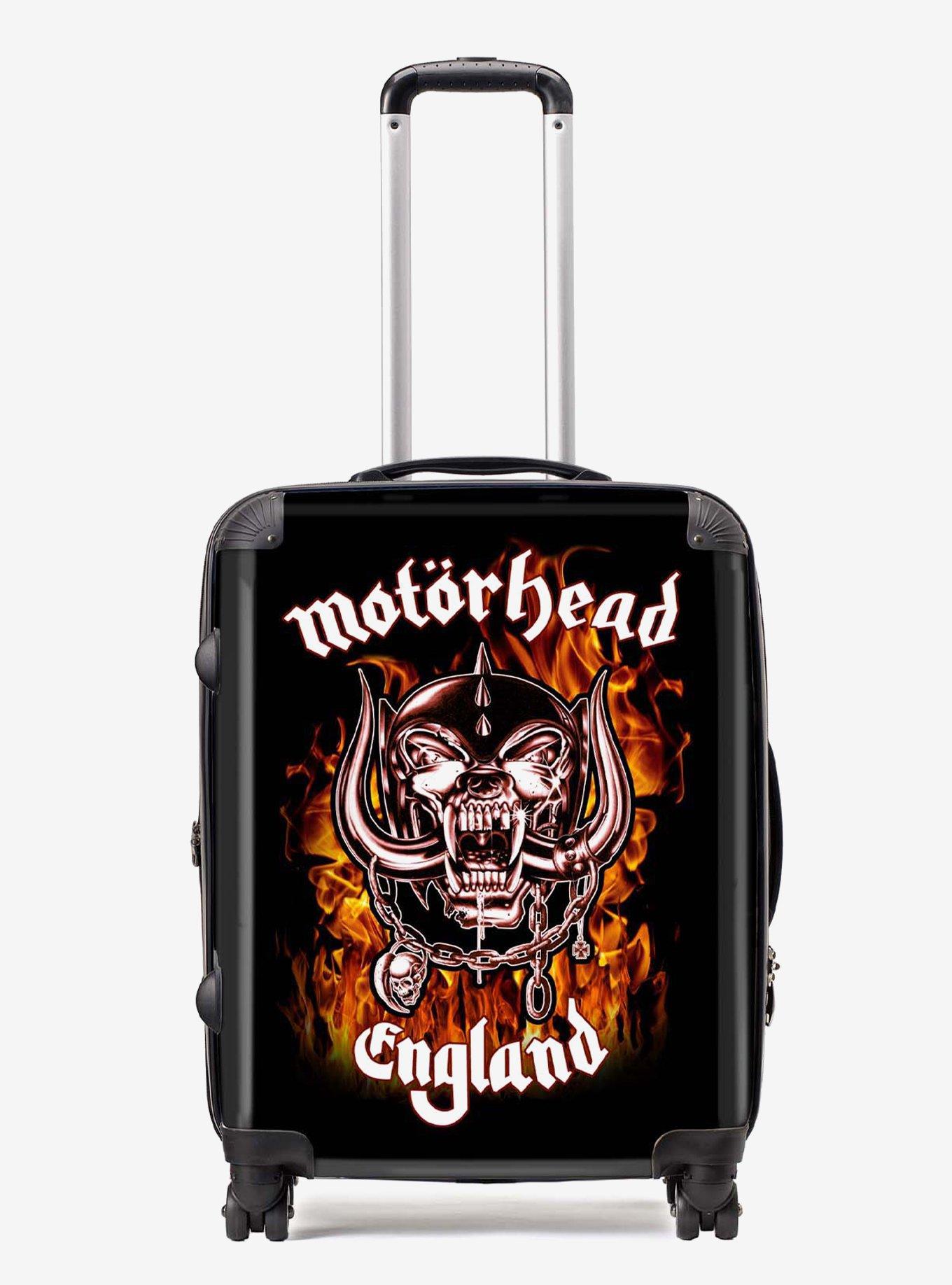 Rocksax Motorhead England Fire Luggage Bag