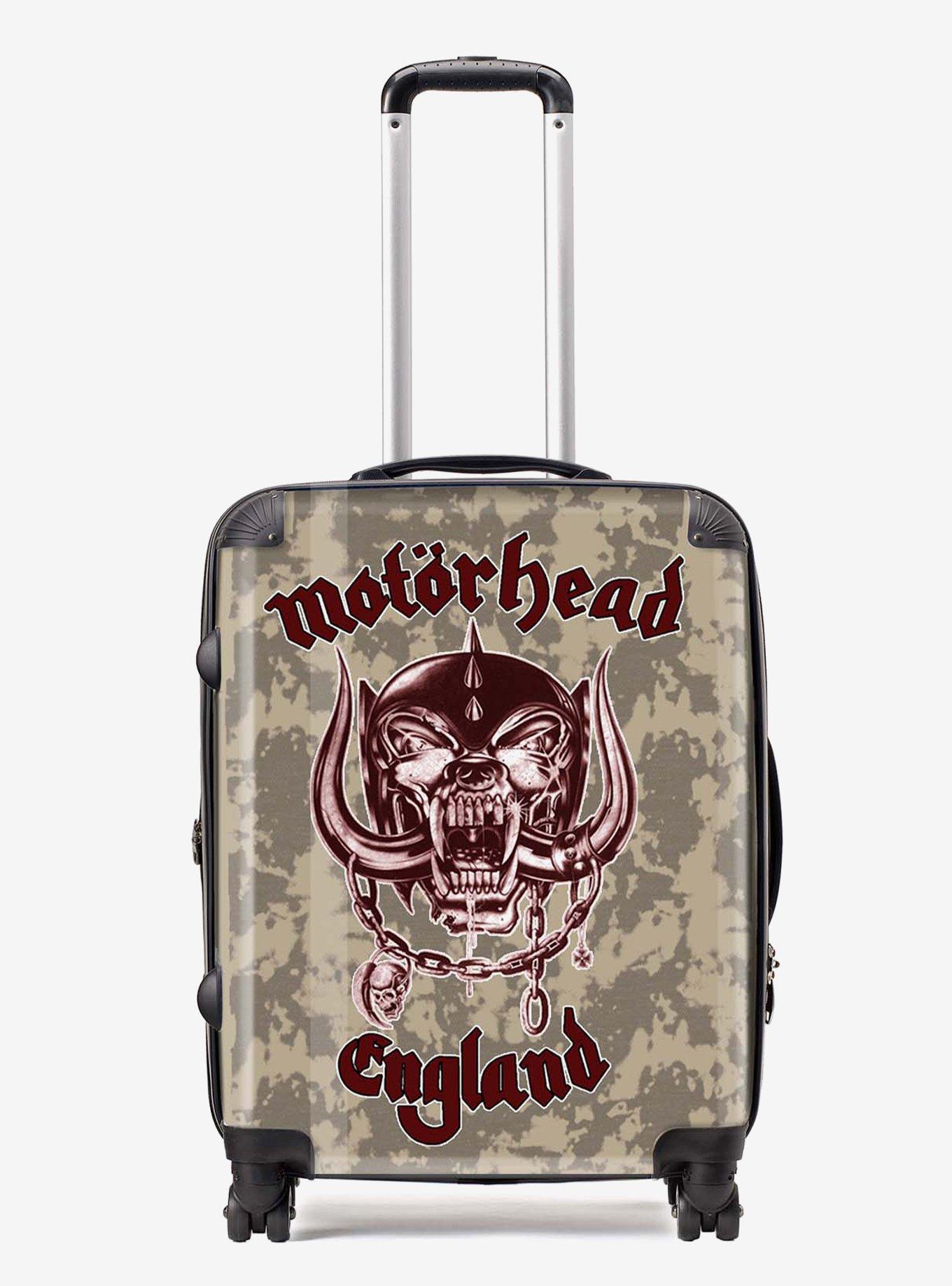 Rocksax Motorhead England White Luggage Large Bag, , hi-res