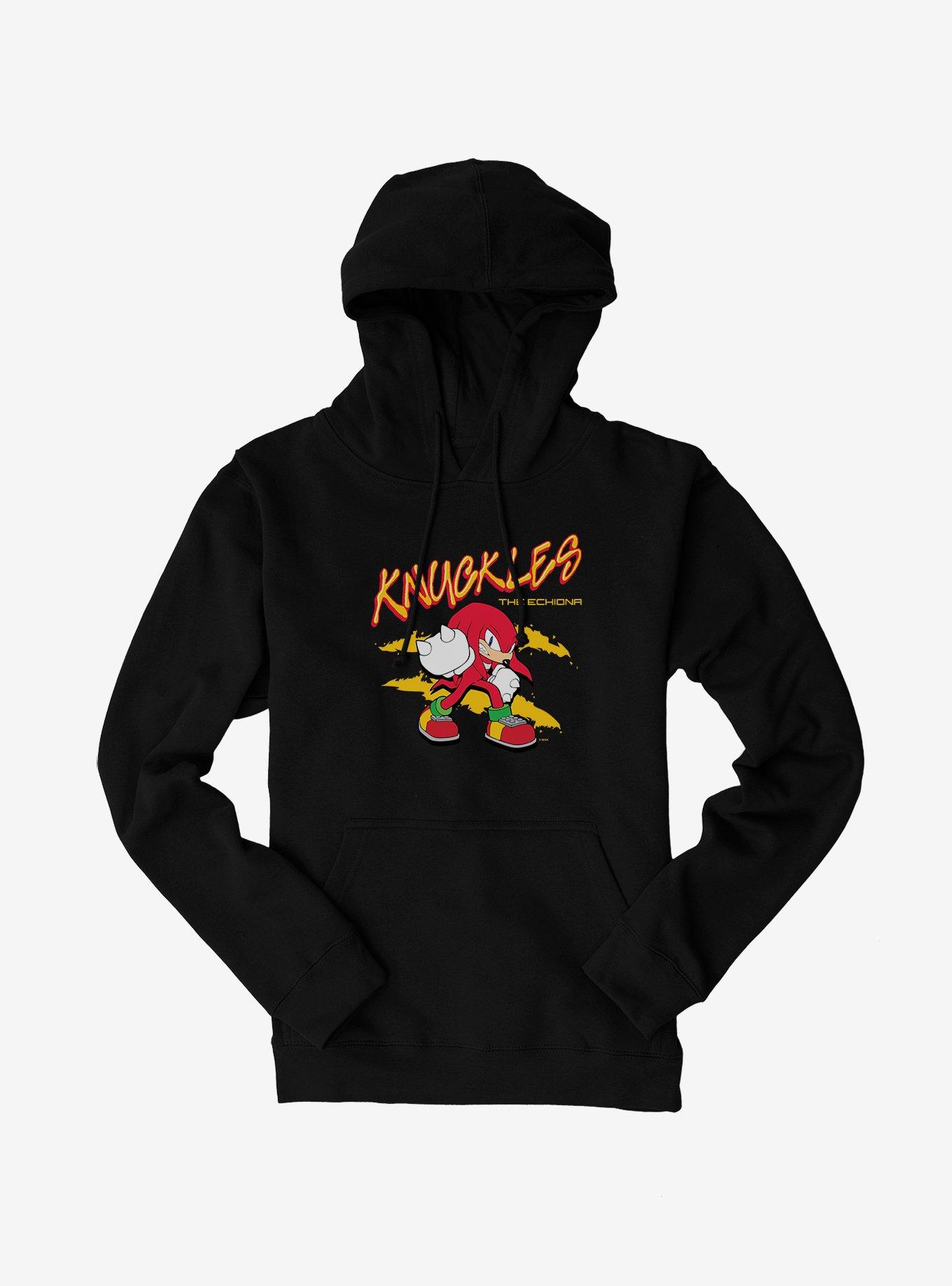 Sonic The Hedgehog Knuckles The Echidna Hoodie Hot Topic