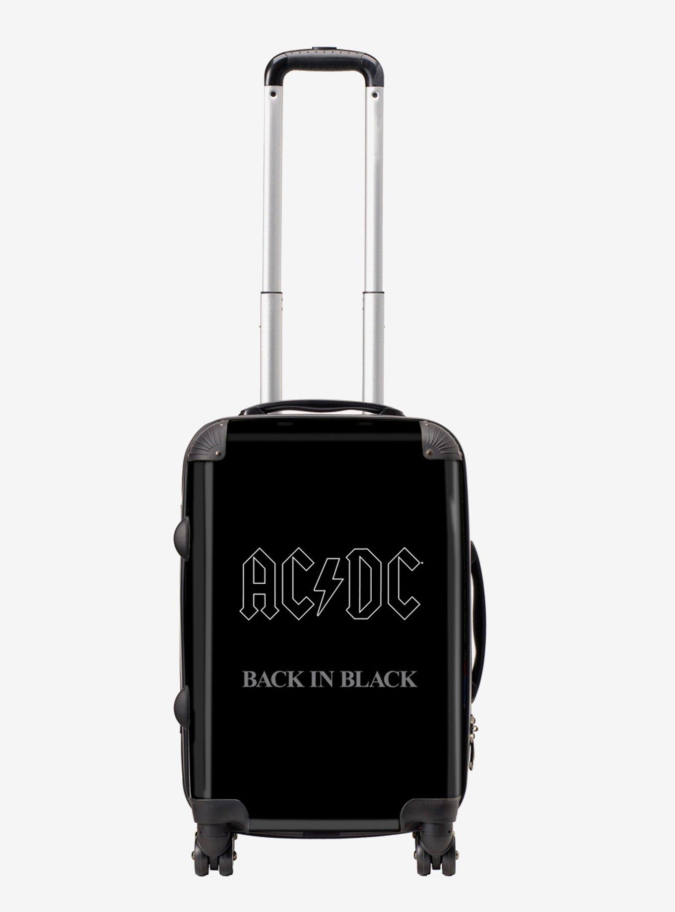 Rocksax AC/DC Back In Black Luggage Cabin Bag, , hi-res