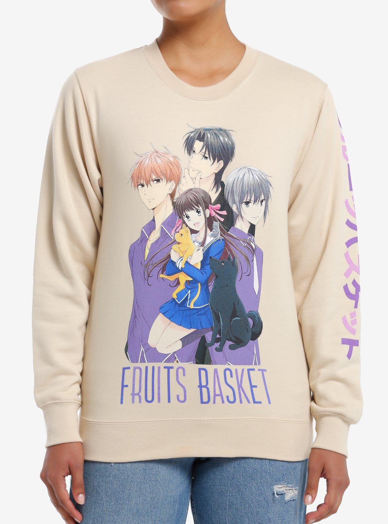 Fruits Basket Group Photo Girls Sweatshirt, , hi-res