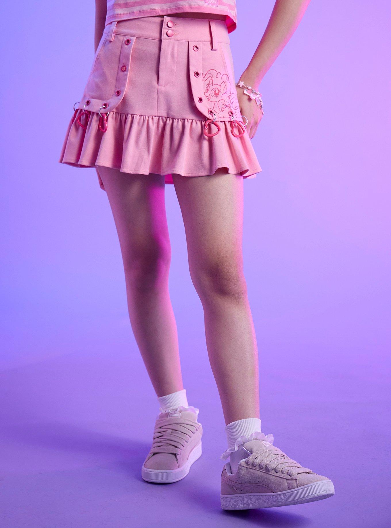 My Little Pony Pinkie Pie Heart Hardware Mini Skirt | Hot Topic