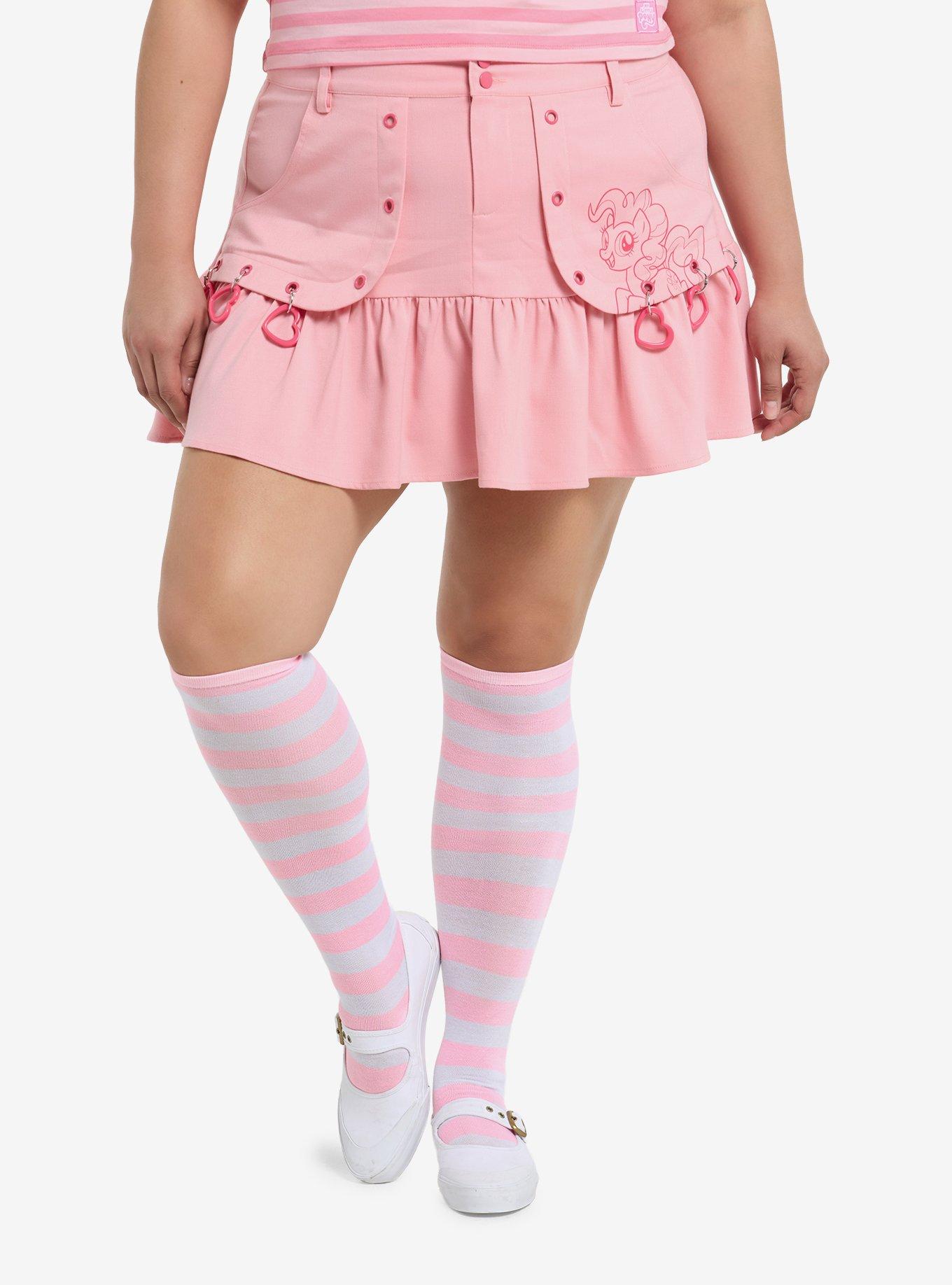 My Little Pony Pinkie Pie Heart Hardware Mini Skirt Plus Size, , hi-res