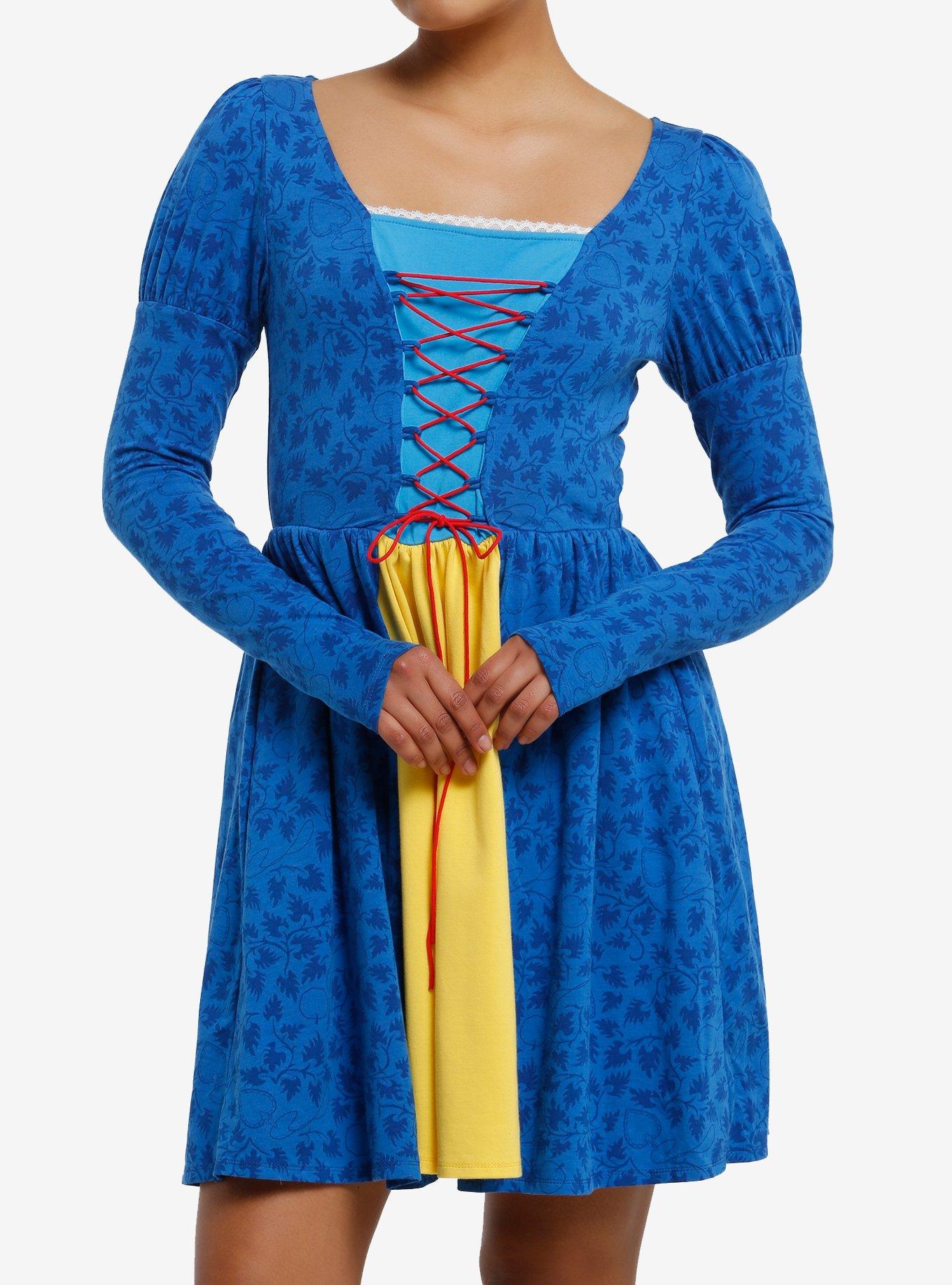 Disney Snow White Long-Sleeve Dress, , hi-res