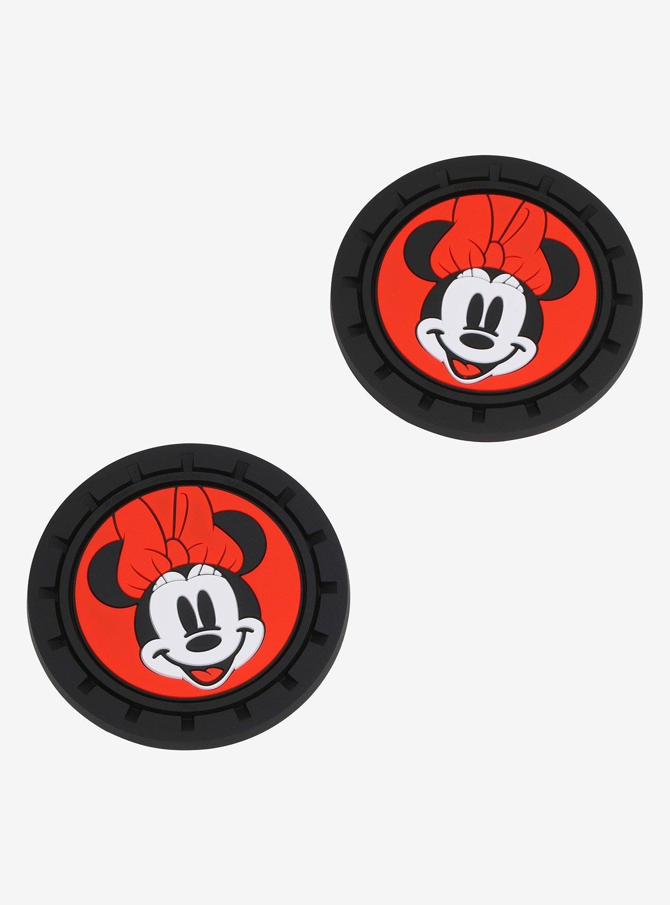 Disney Minnie Mouse Face Car Coaster Set, , hi-res