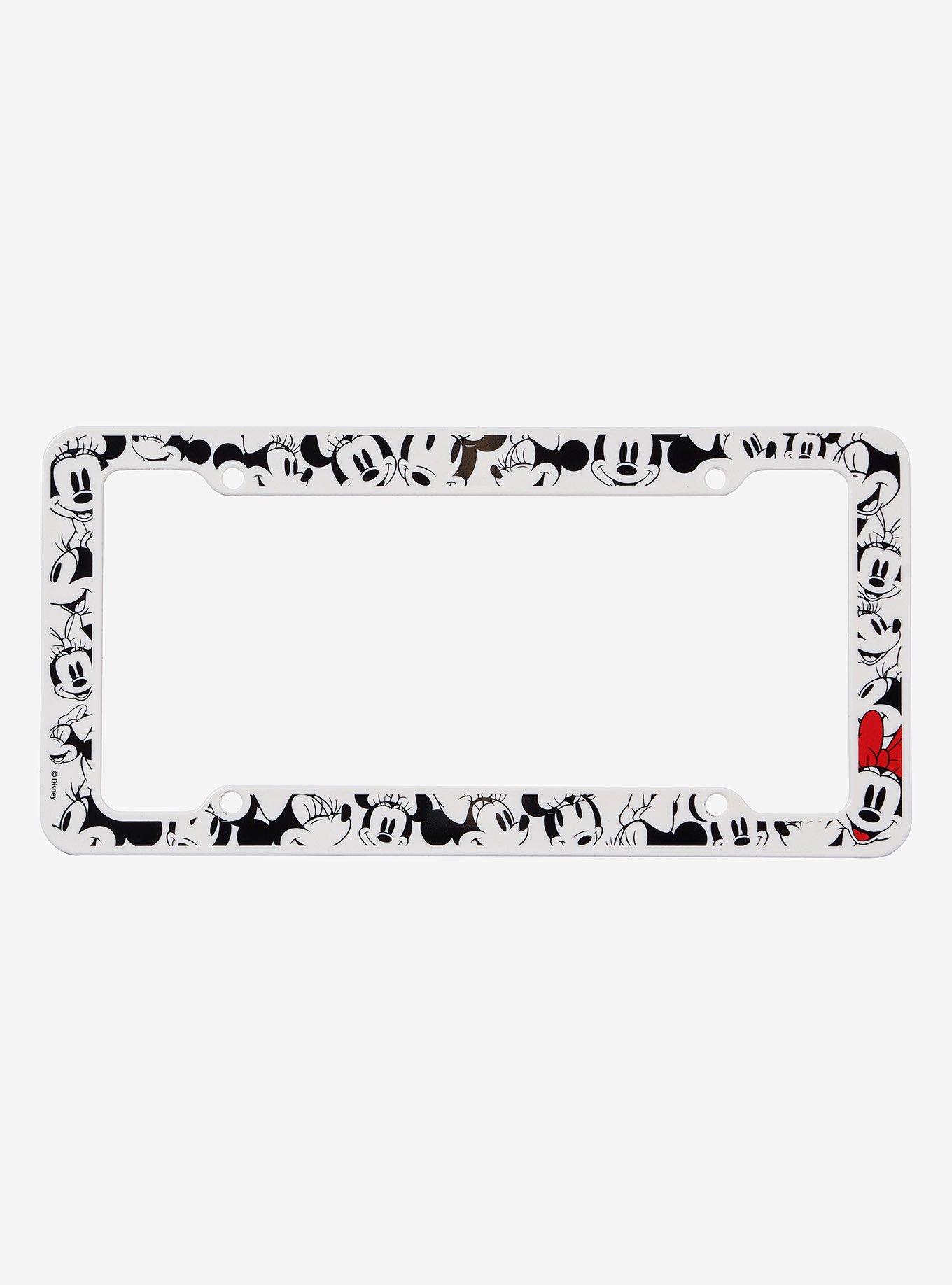 Disney Minnie Mouse Allover Print License Plate Frame, , hi-res