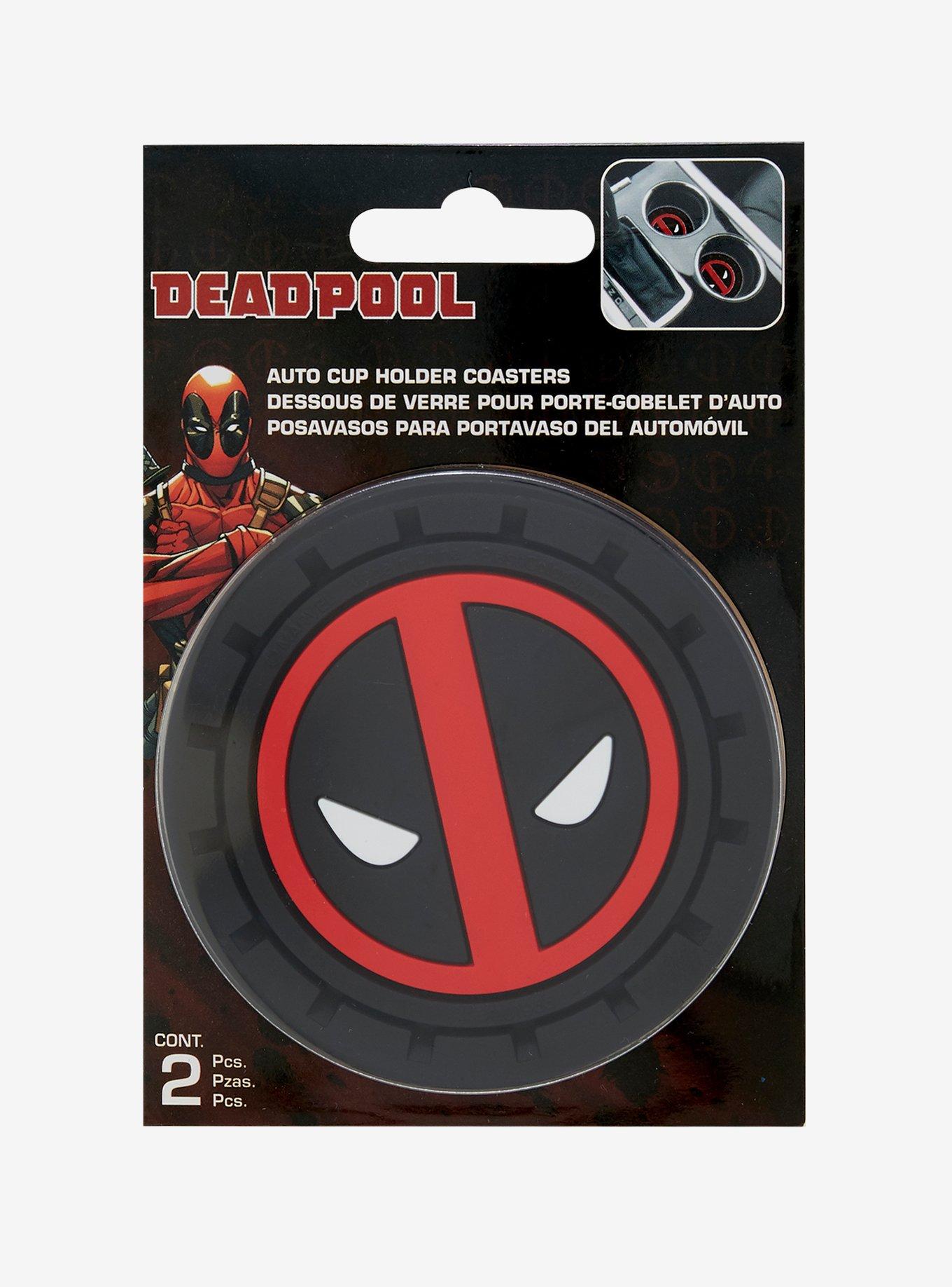 Marvel Deadpool Facial Car Coaster Set, , hi-res