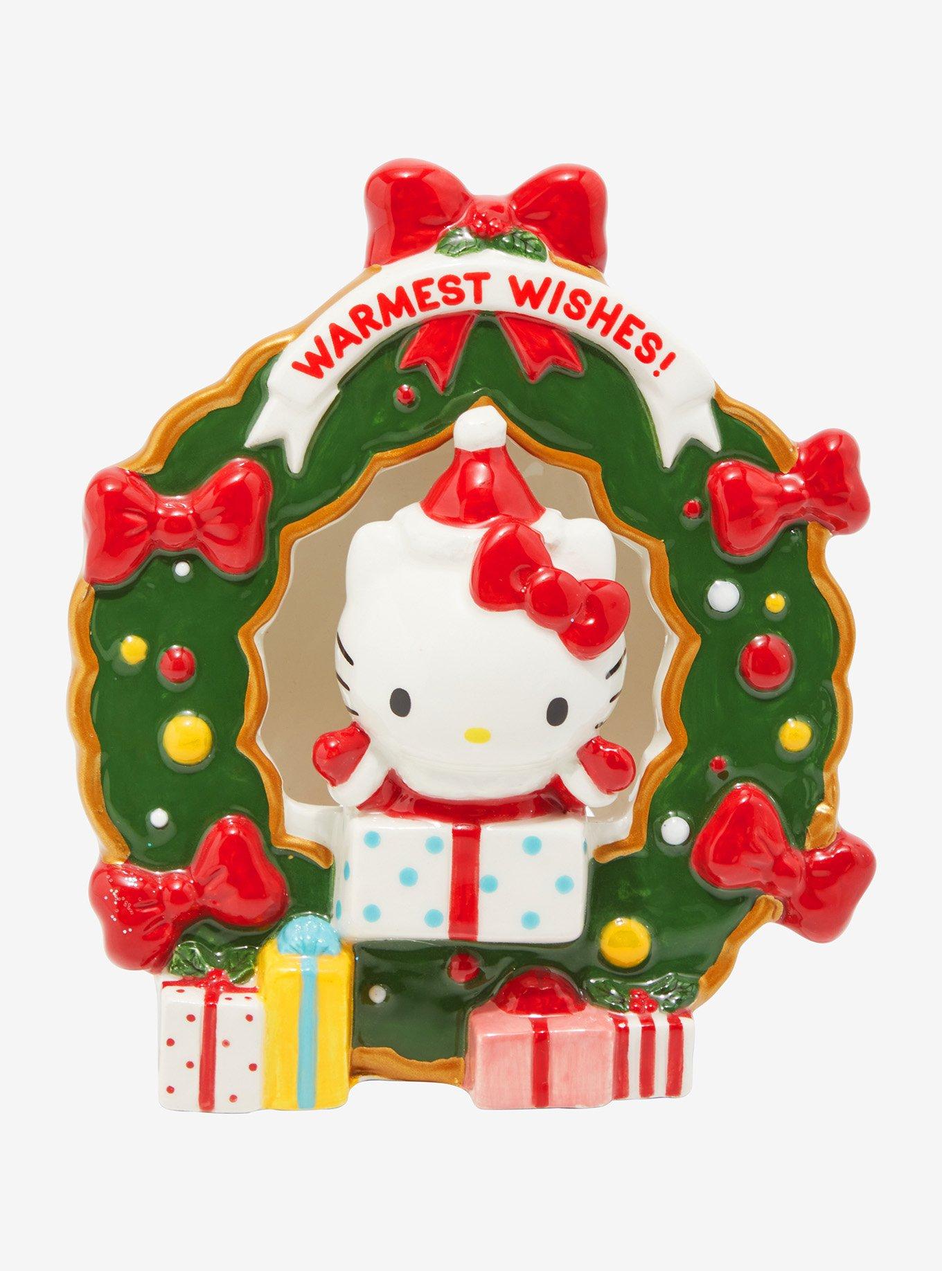 Sanrio Hello Kitty Holiday Wreath Tealight Holder, , hi-res