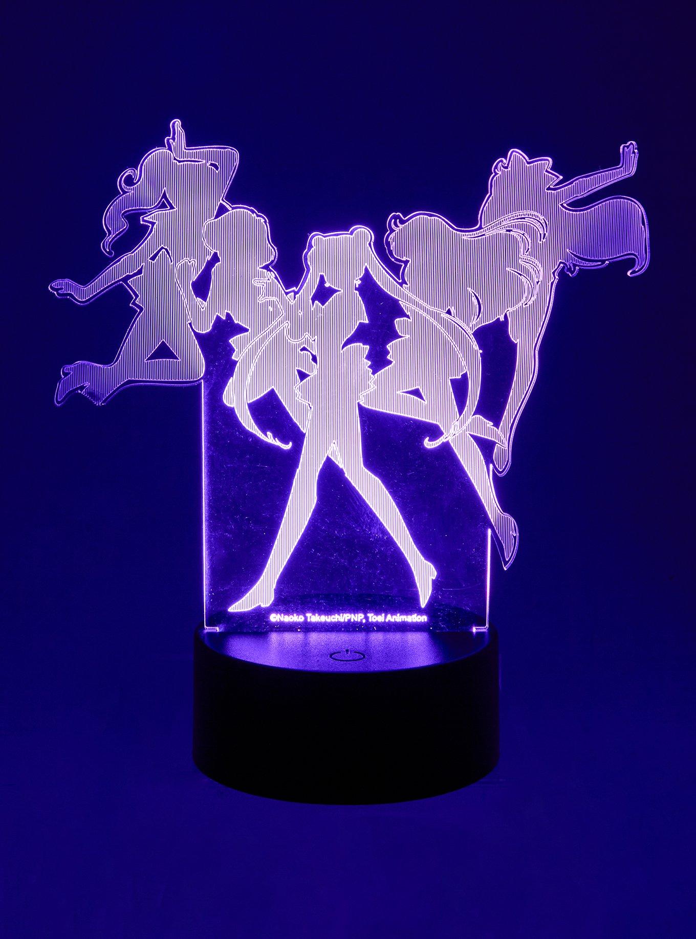 Sailor Moon Sailor Guardians Silhouette LED Lamp, , hi-res