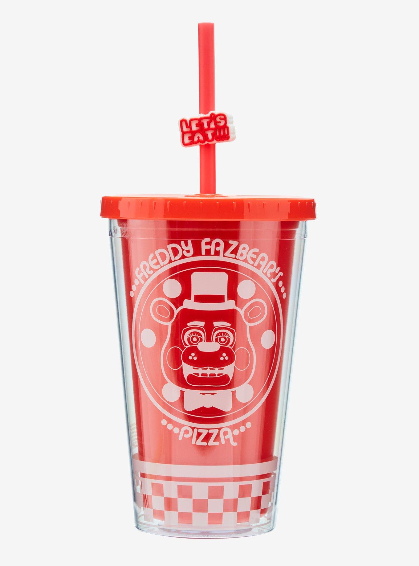 Five Nights at Freddy's Let's Eat Carnival Cup with Straw Charm, , hi-res