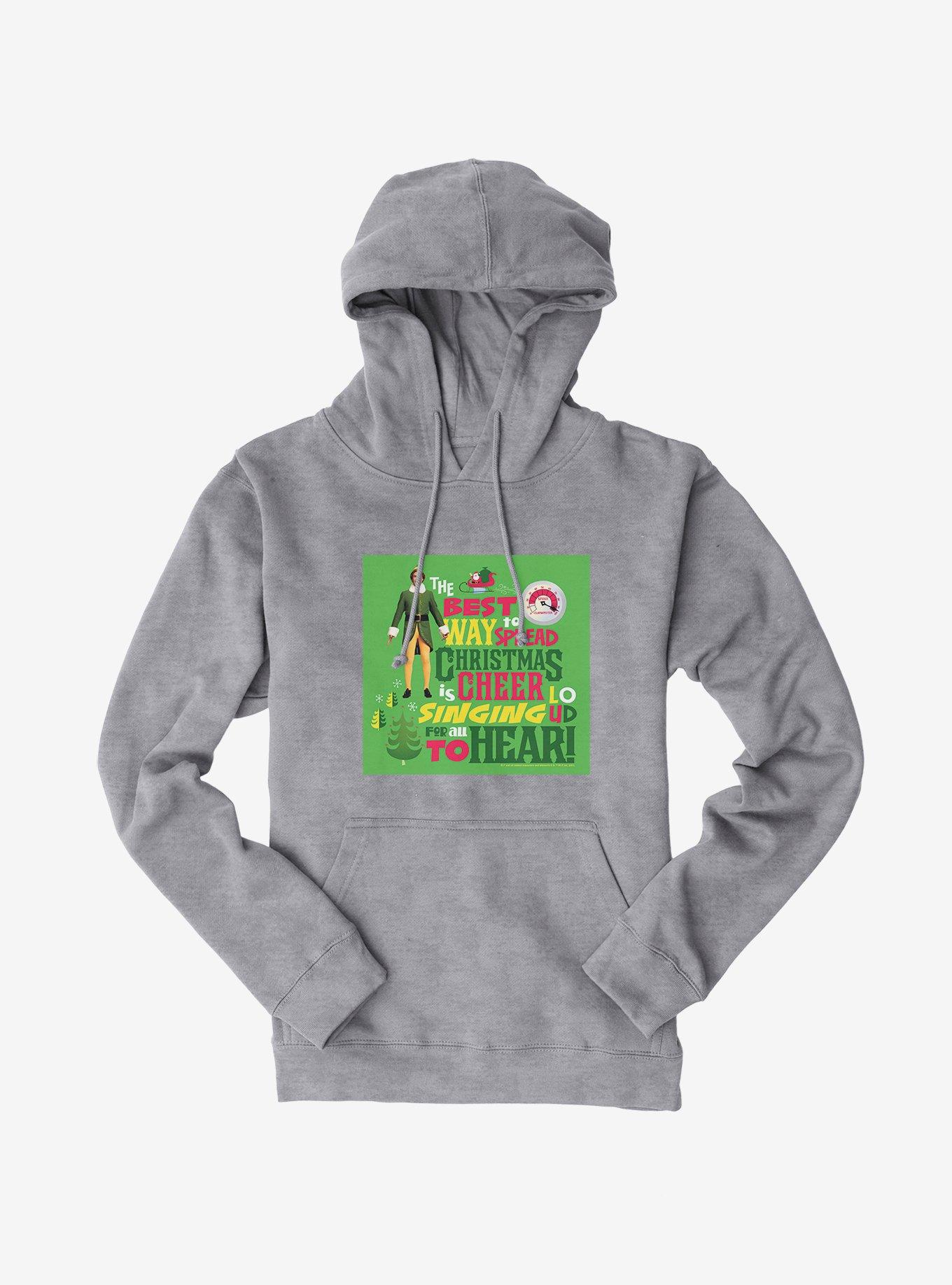 Elf Best Way To Spread Christmas Cheer Hoodie