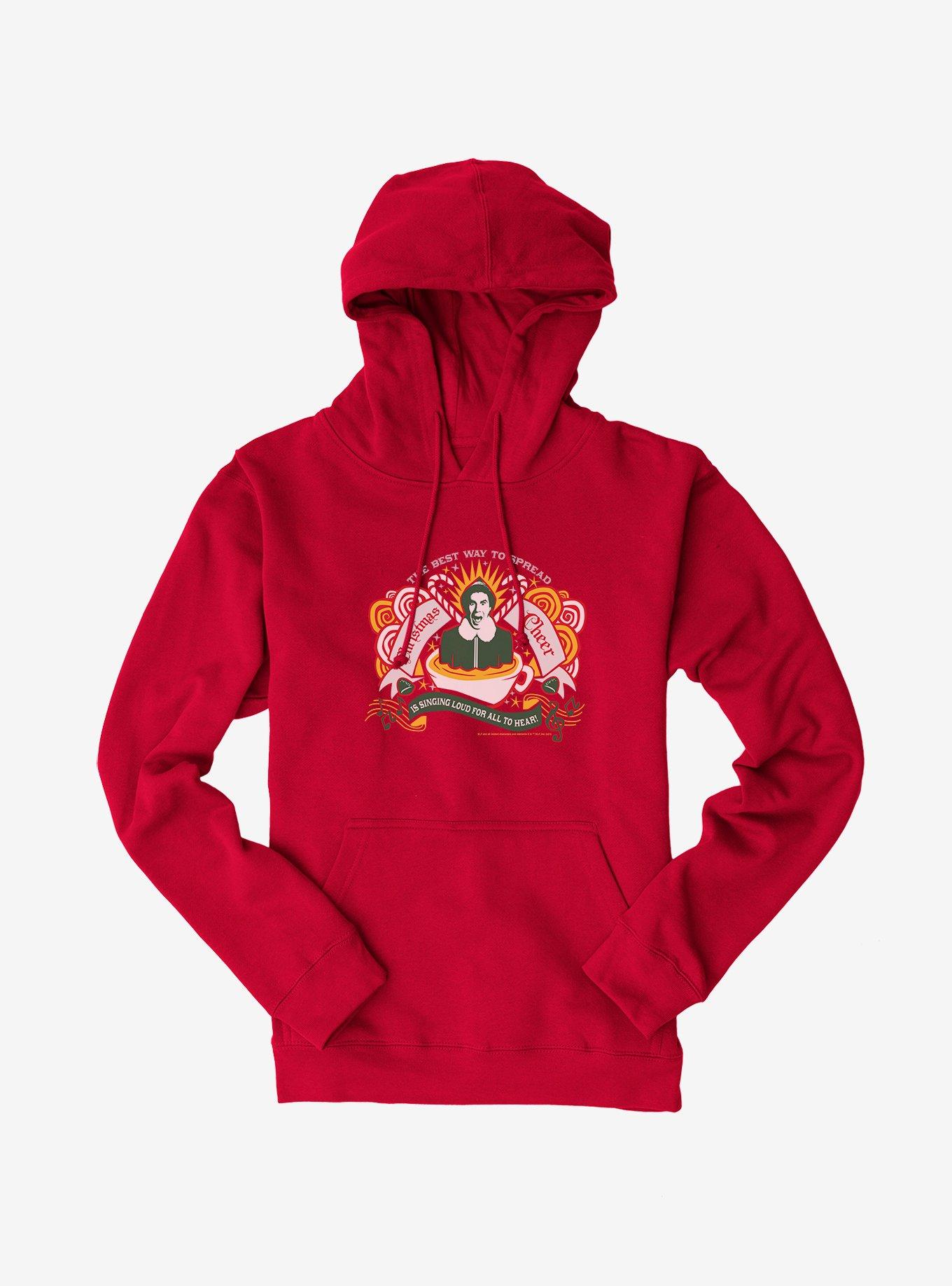 Elf Buddy Christmas Cheer Light Hoodie, , hi-res