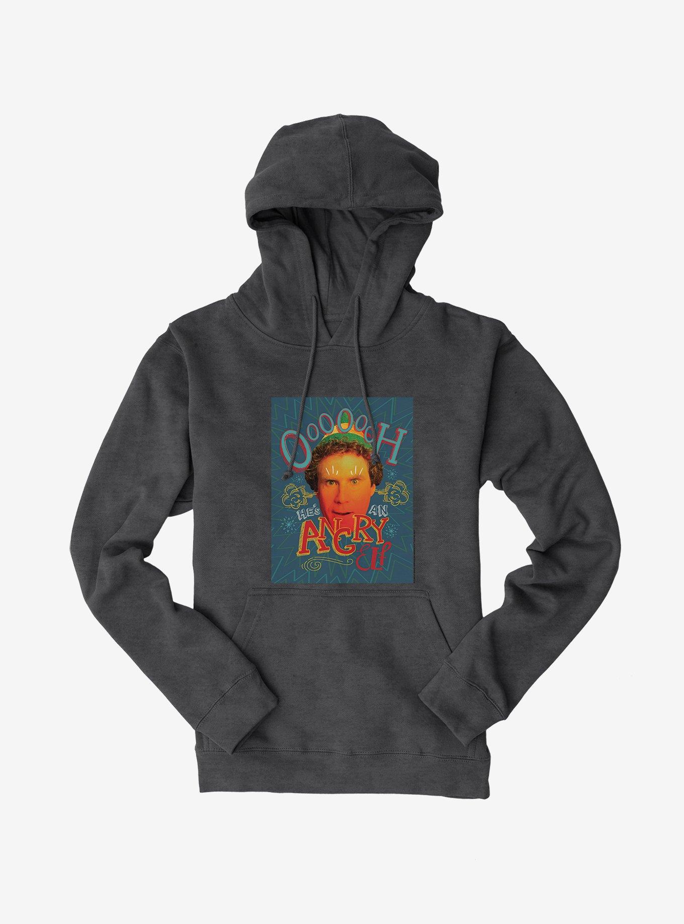 Elf Buddy He's An Angry Elf Hoodie