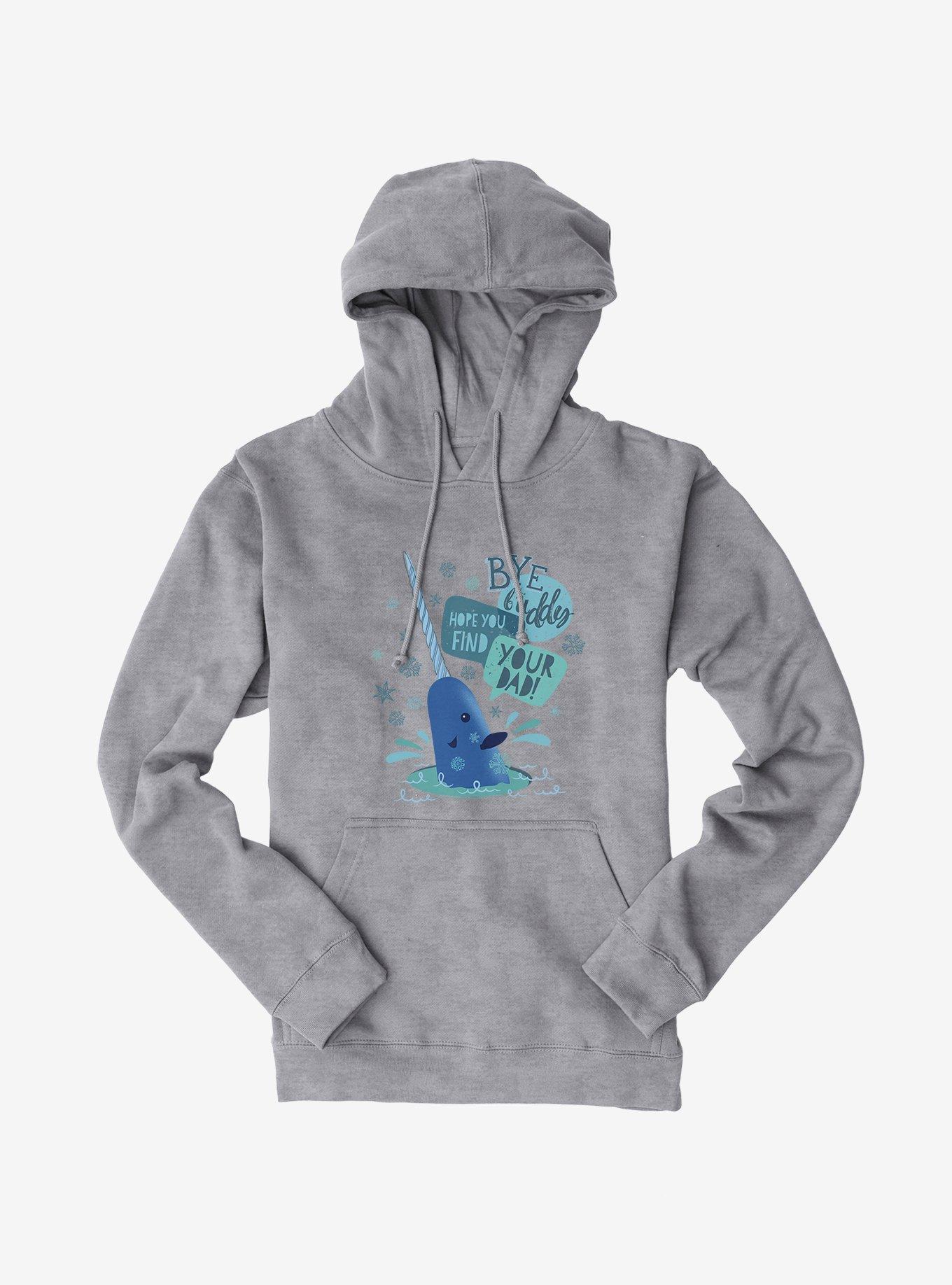 Elf Mr. Narwhal Bye Buddy Hoodie