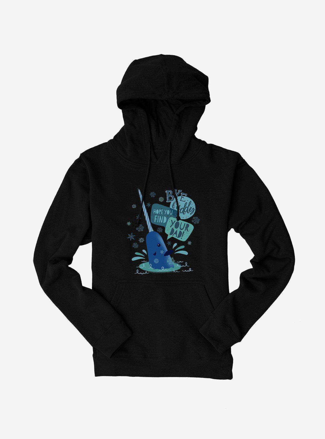 Elf Mr. Narwhal Bye Buddy Hoodie