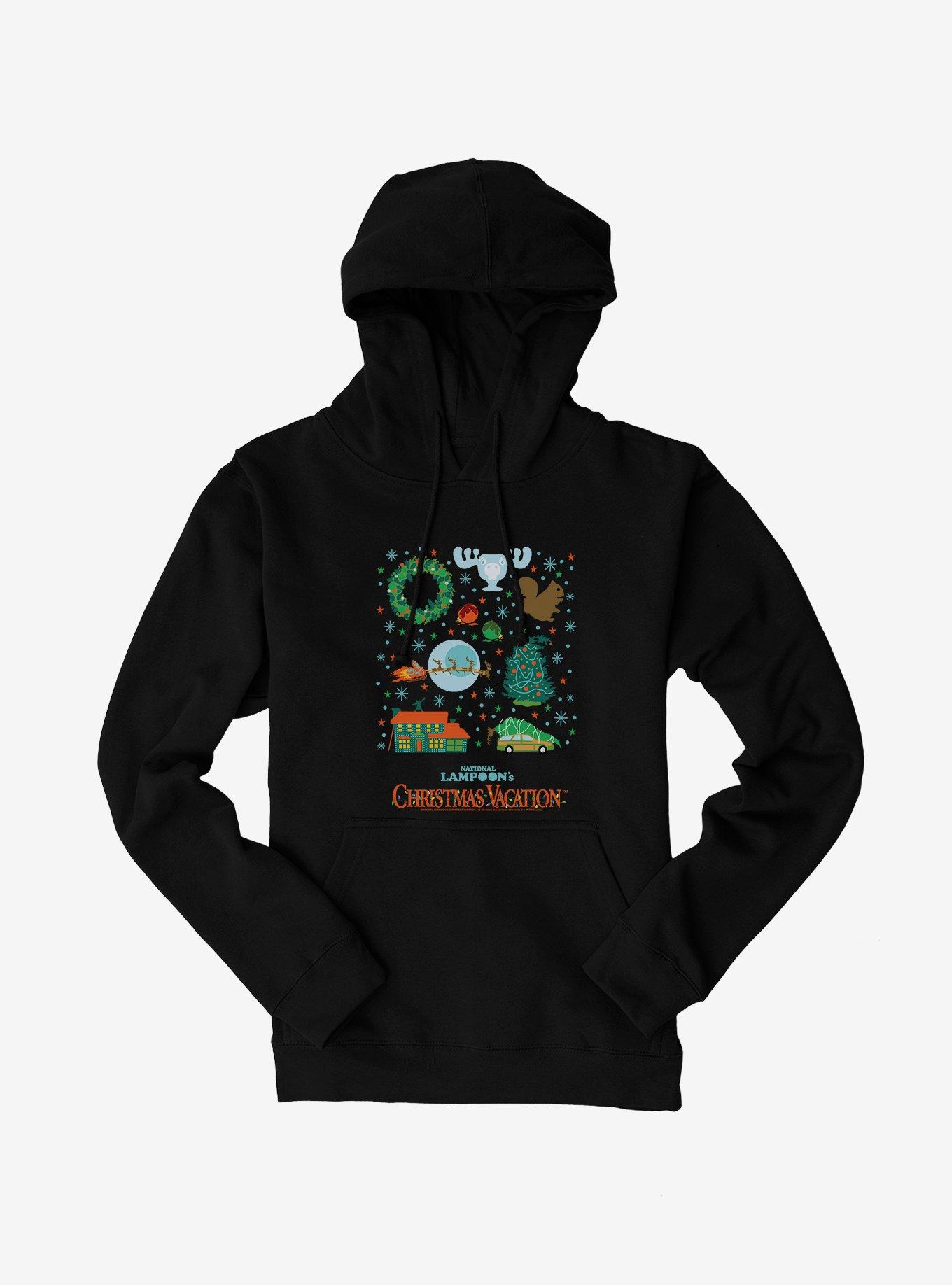 National Lampoon's Christmas Vacation Icons Hoodie