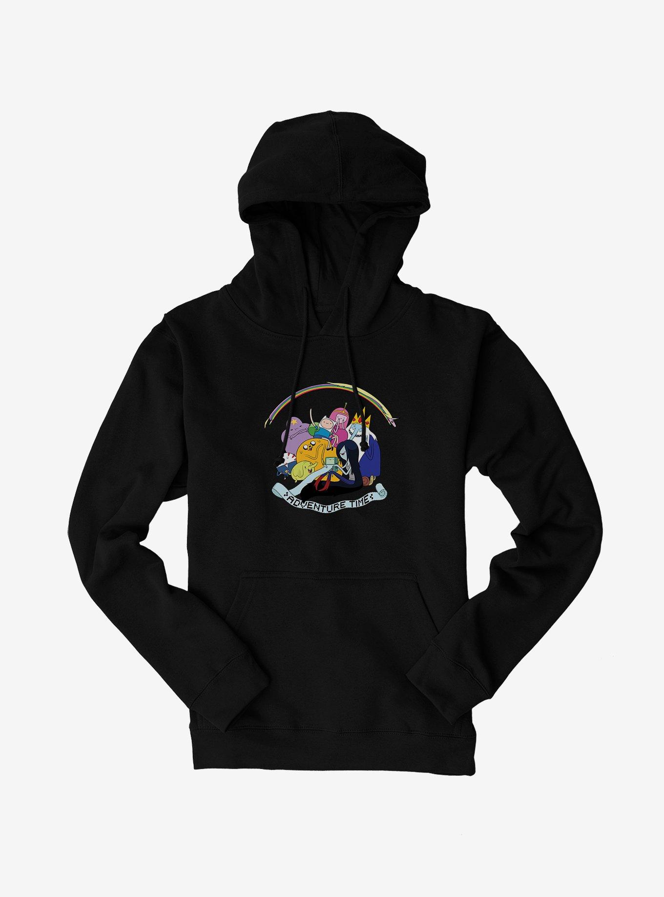 Adventure Time Group Smiling Hoodie