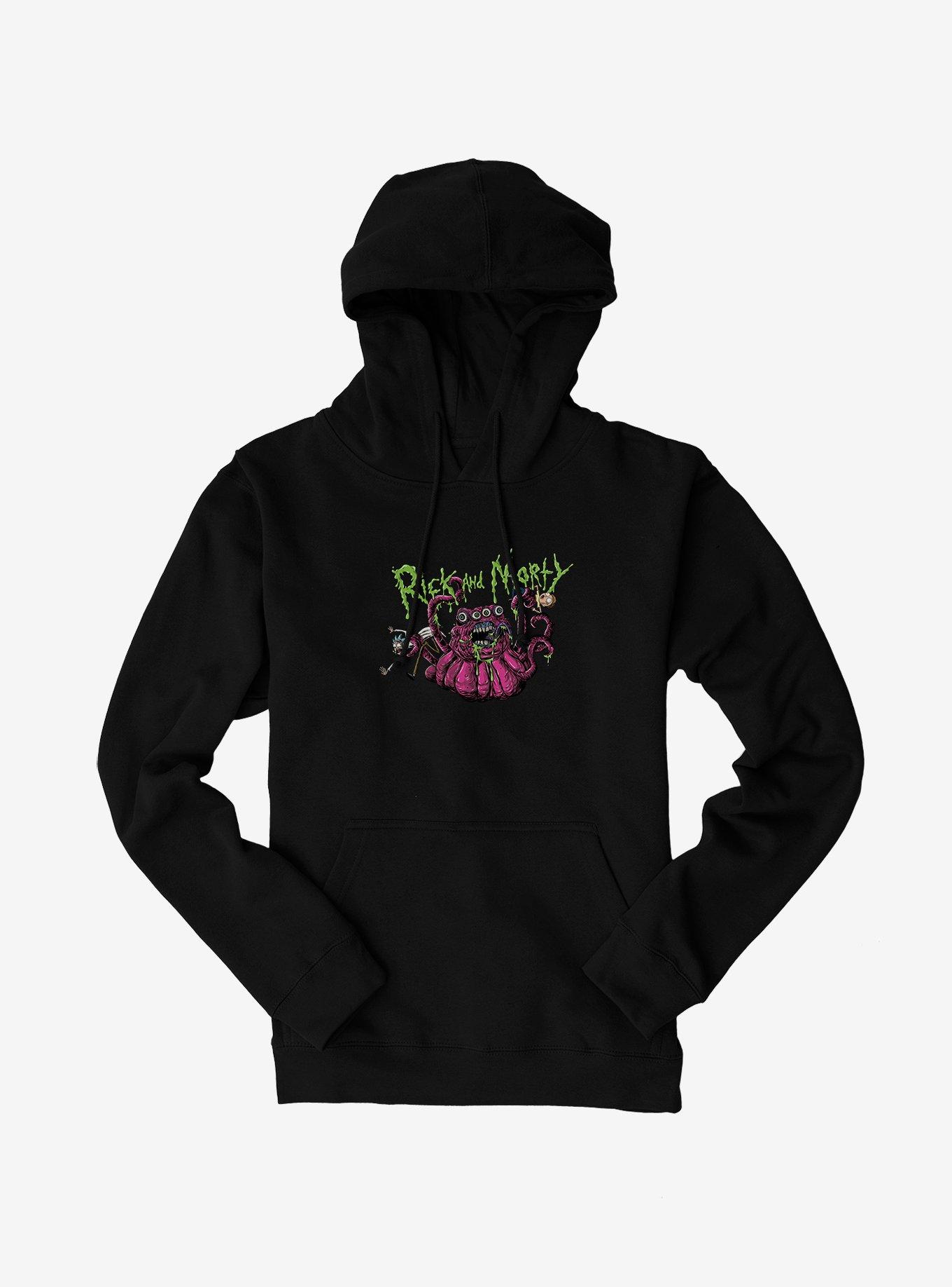 Rick And Morty Four Eyed Monster Hoodie, , hi-res