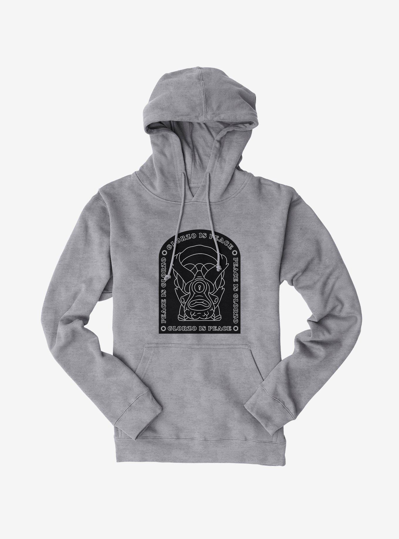 Rick And Morty Glorzo Is Peace Hoodie, SPORT GRAY, hi-res
