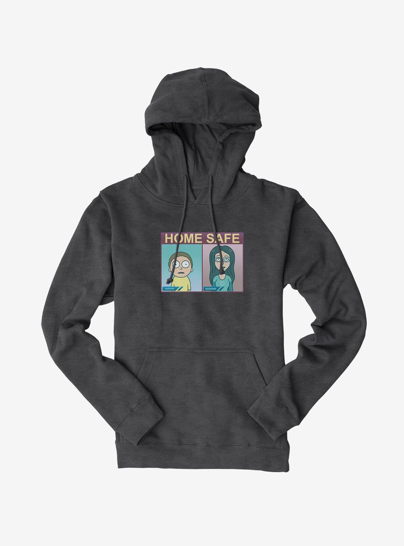 Rick And Morty Home Safe Hoodie