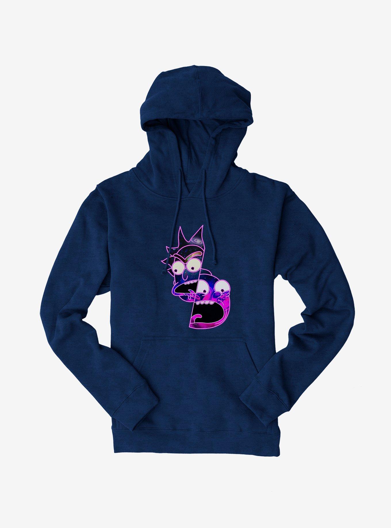 Rick And Morty Split Scream Hoodie