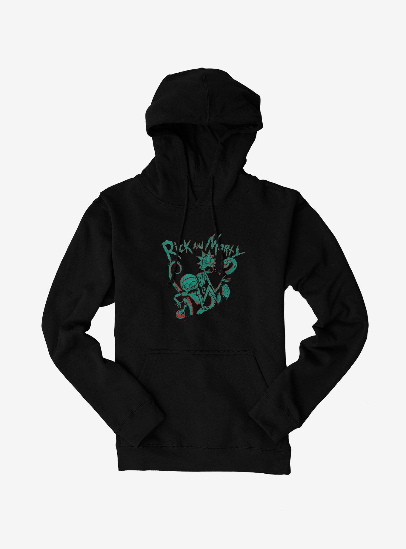 Rick And Morty Tentacle Attack Hoodie, , hi-res