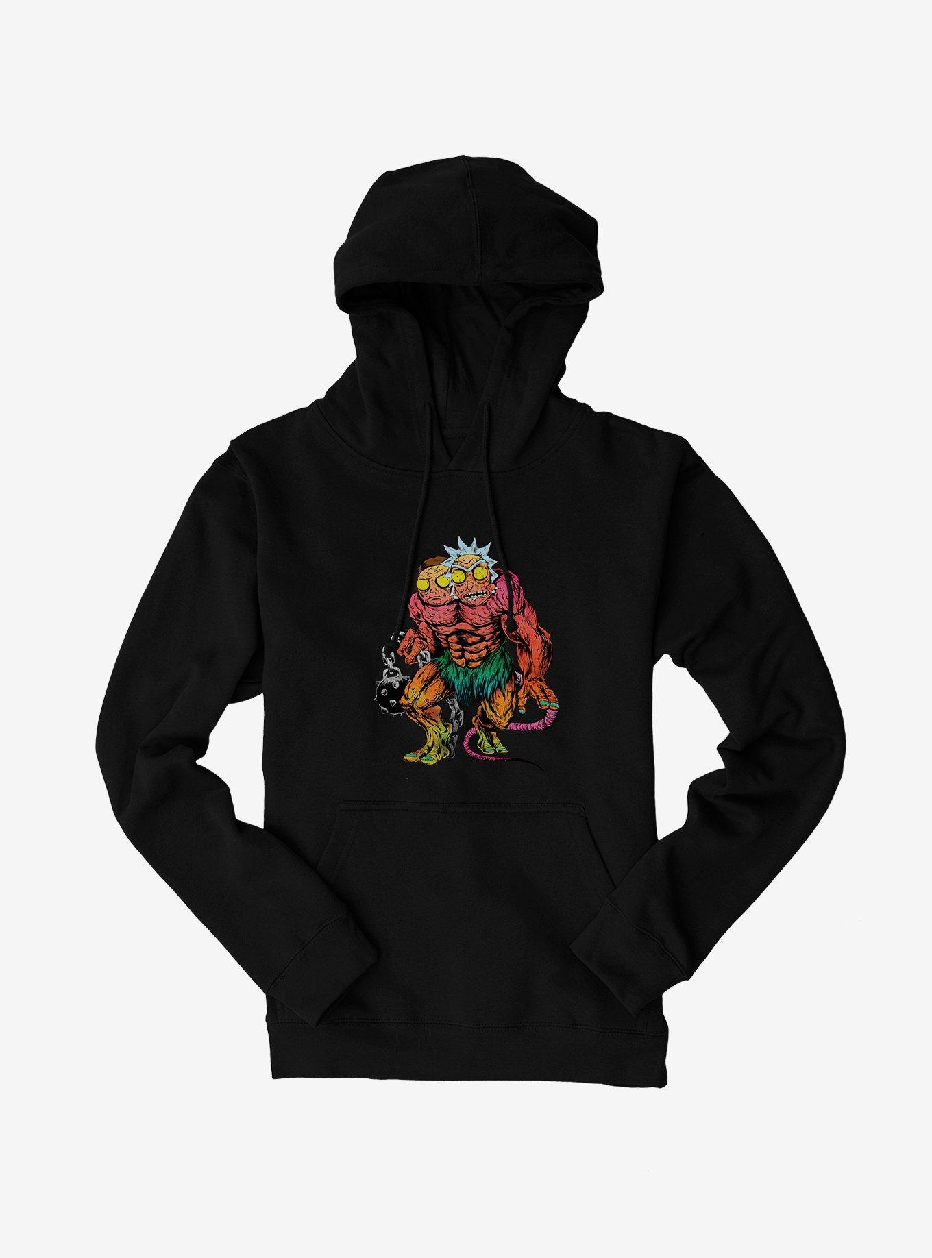 Rick And Morty Two Headed Beast Hoodie, , hi-res