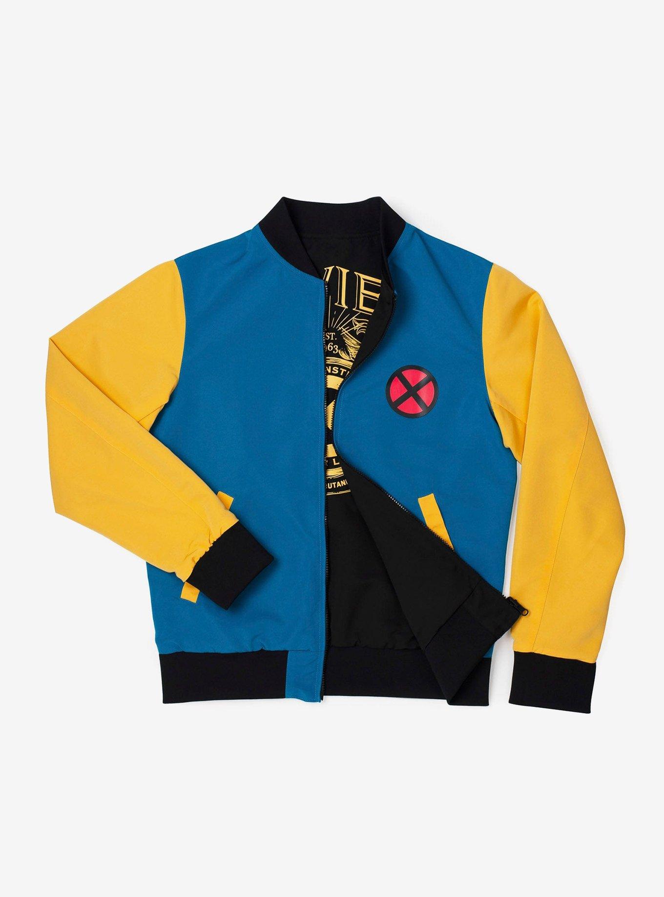 RSVLTS x X-Men Mutatis Mutandis Reversible Bomber Jacket, BLUE, hi-res