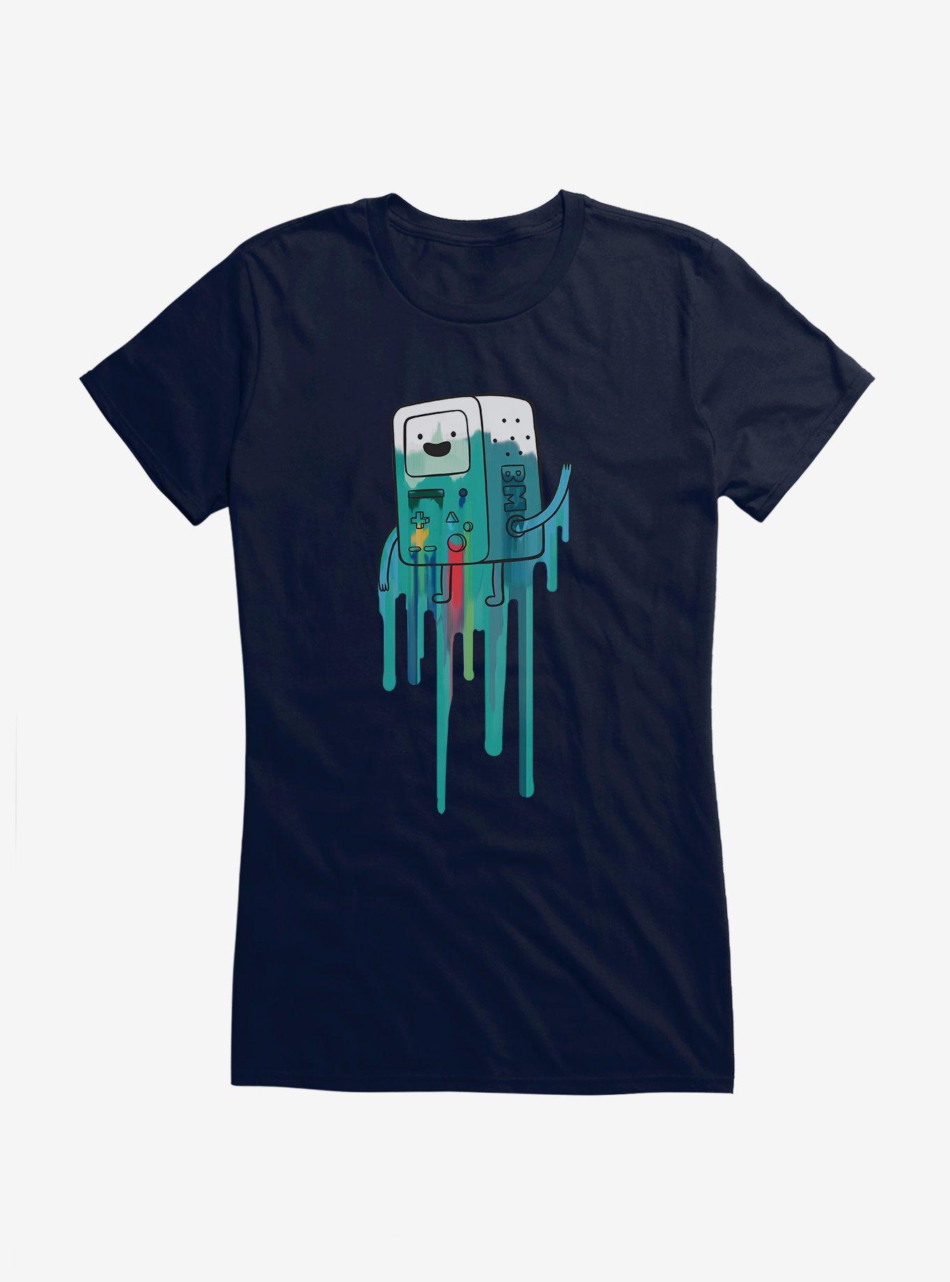 Adventure Time BMO Paint Drip Girls T-Shirt | Hot Topic