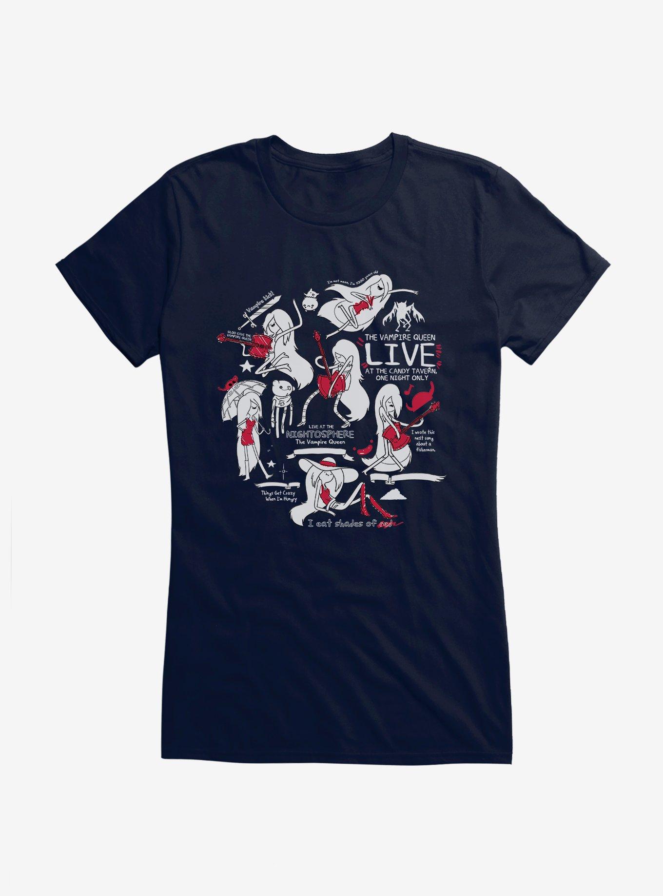 Adventure Time Marceline Guitar Girls T-Shirt