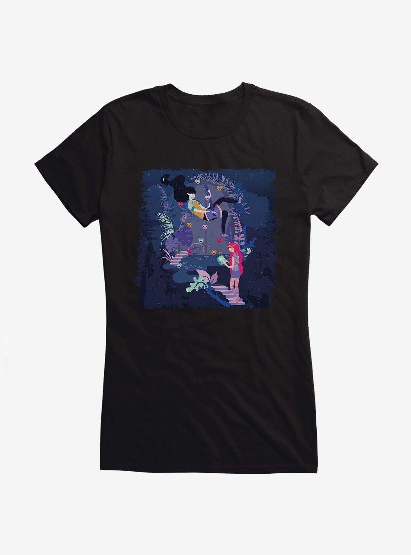 Adventure Time Jungle Hearts Girls T-Shirt