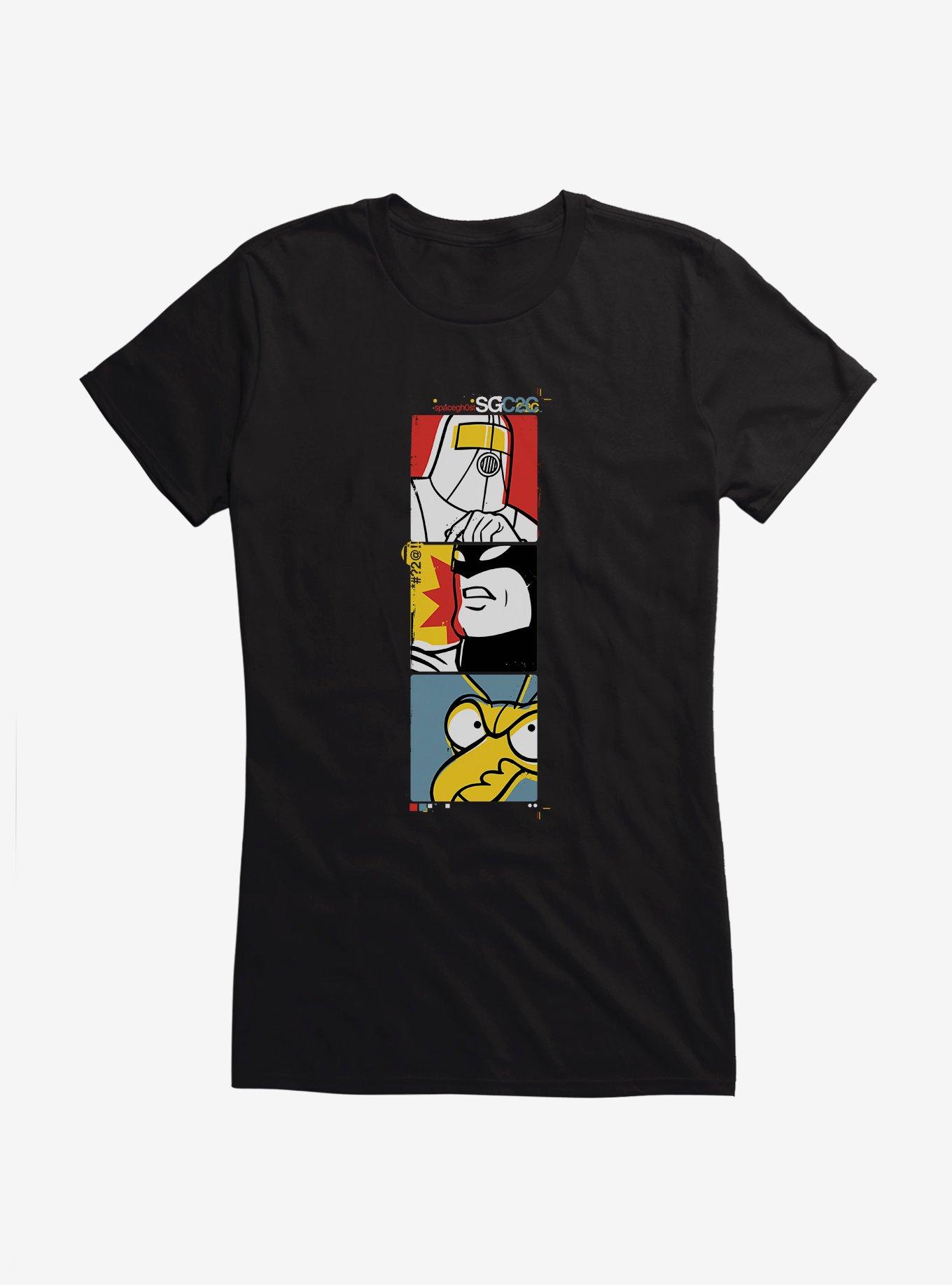 Space Ghost Moltar Space Ghost Zorak Girls T-Shirt, BLACK, hi-res