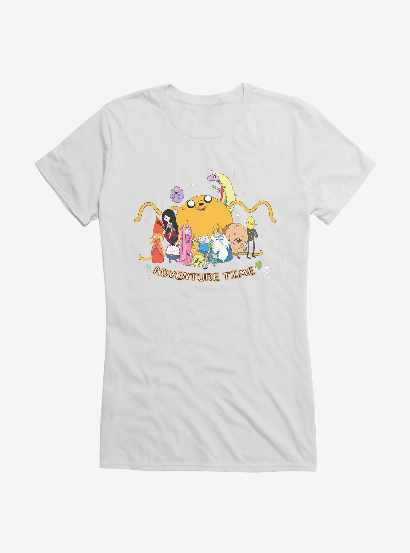 Adventure Time Characters Sparkle Girls T-Shirt