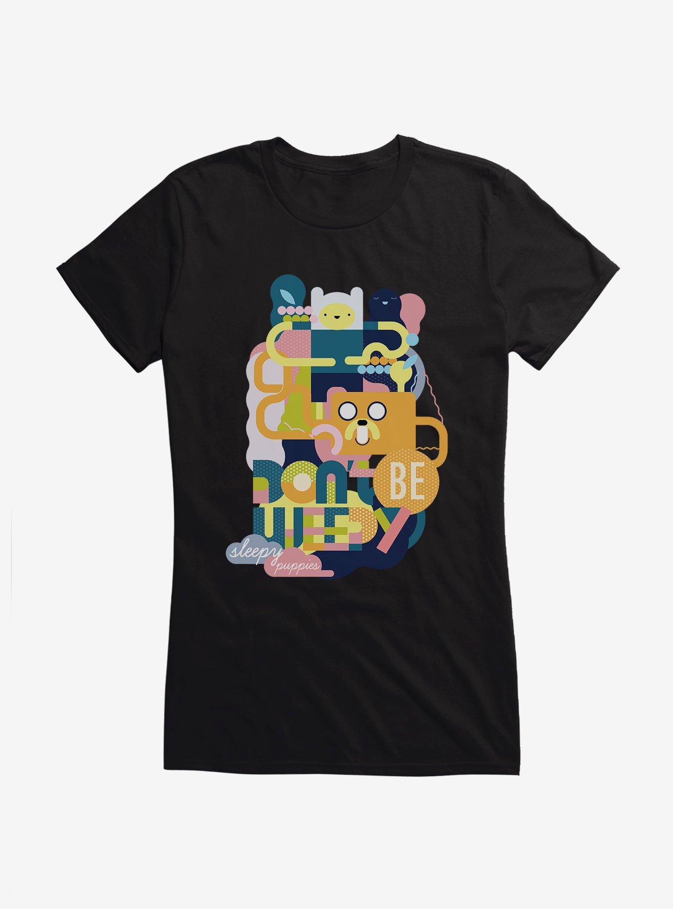 Adventure Time Don't Be Puppies Girls T-Shirt, BLACK, hi-res