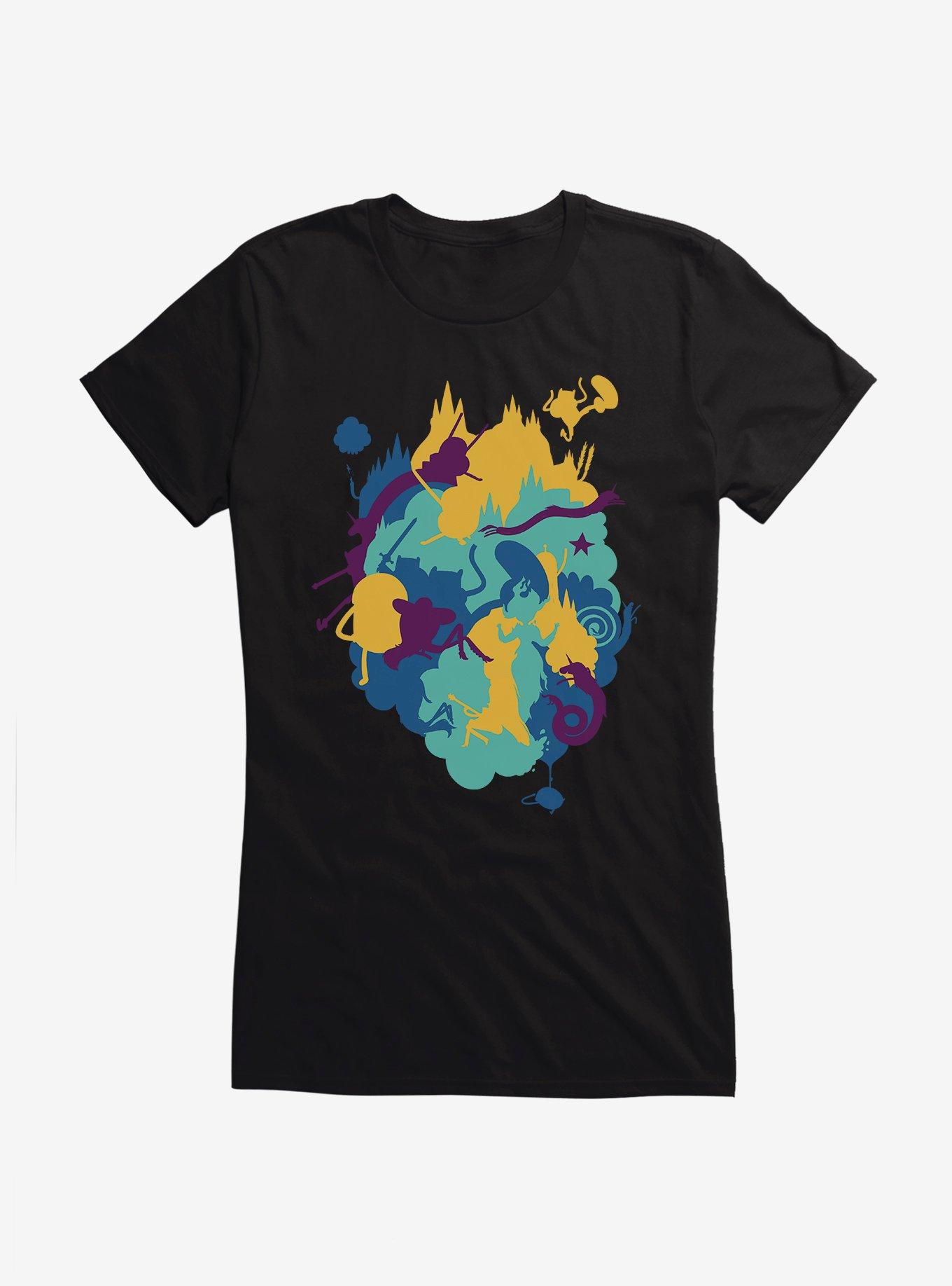 Adventure Time Abstract Colorblock Girls T-Shirt