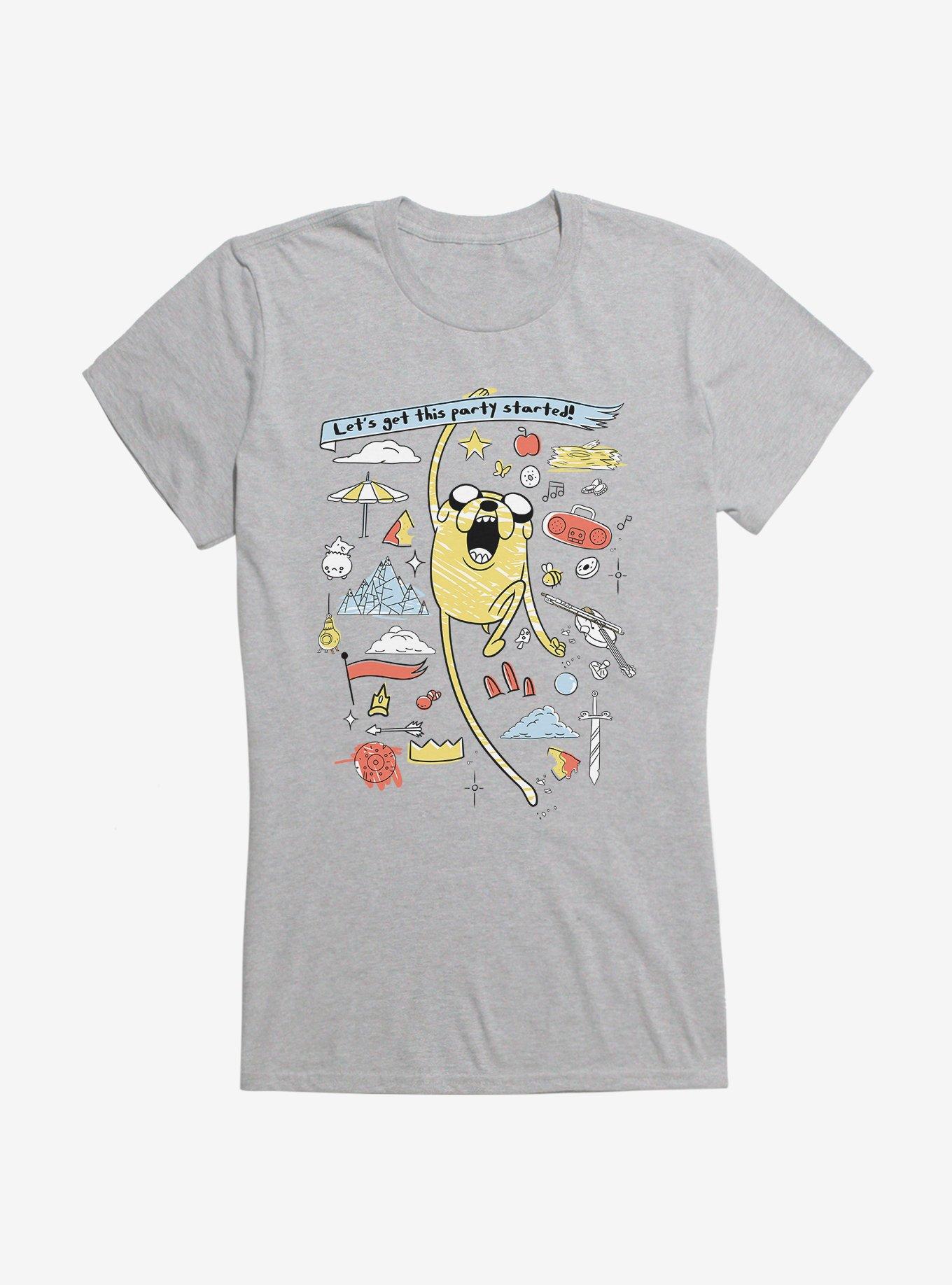 Adventure Time Jake Party Started Girls T-Shirt, , hi-res