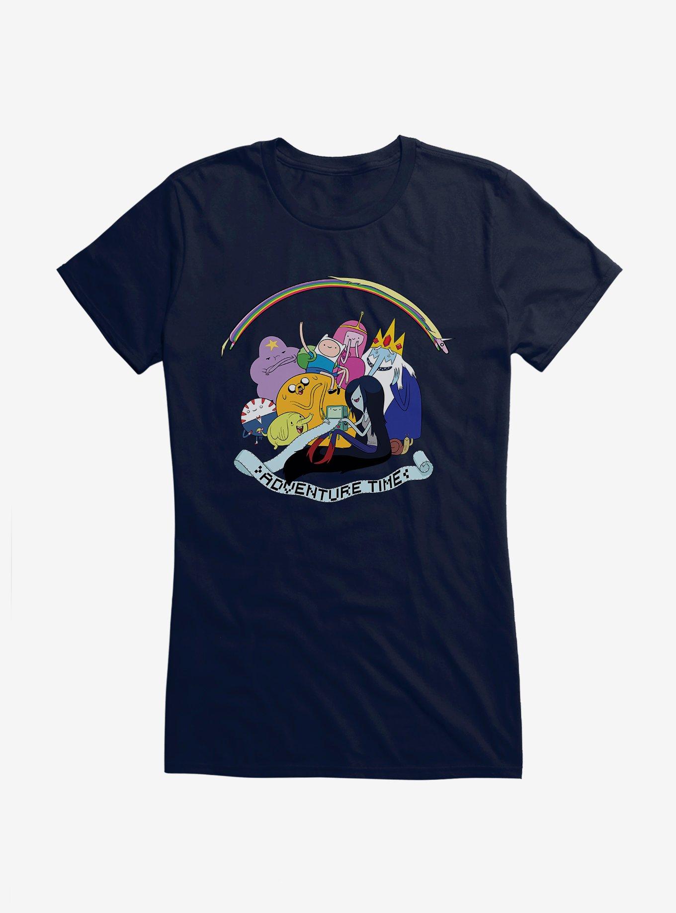 Adventure Time Group Smiling Girls T-Shirt, , hi-res